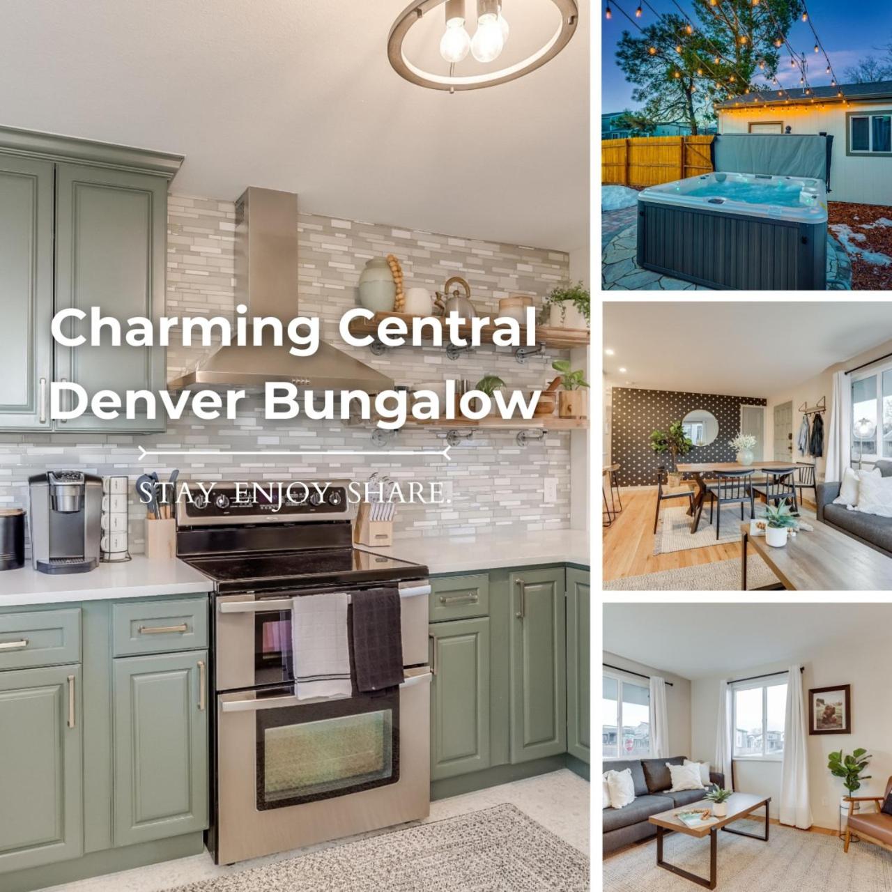 Charming Central Denver Bungalow With Hot Tub