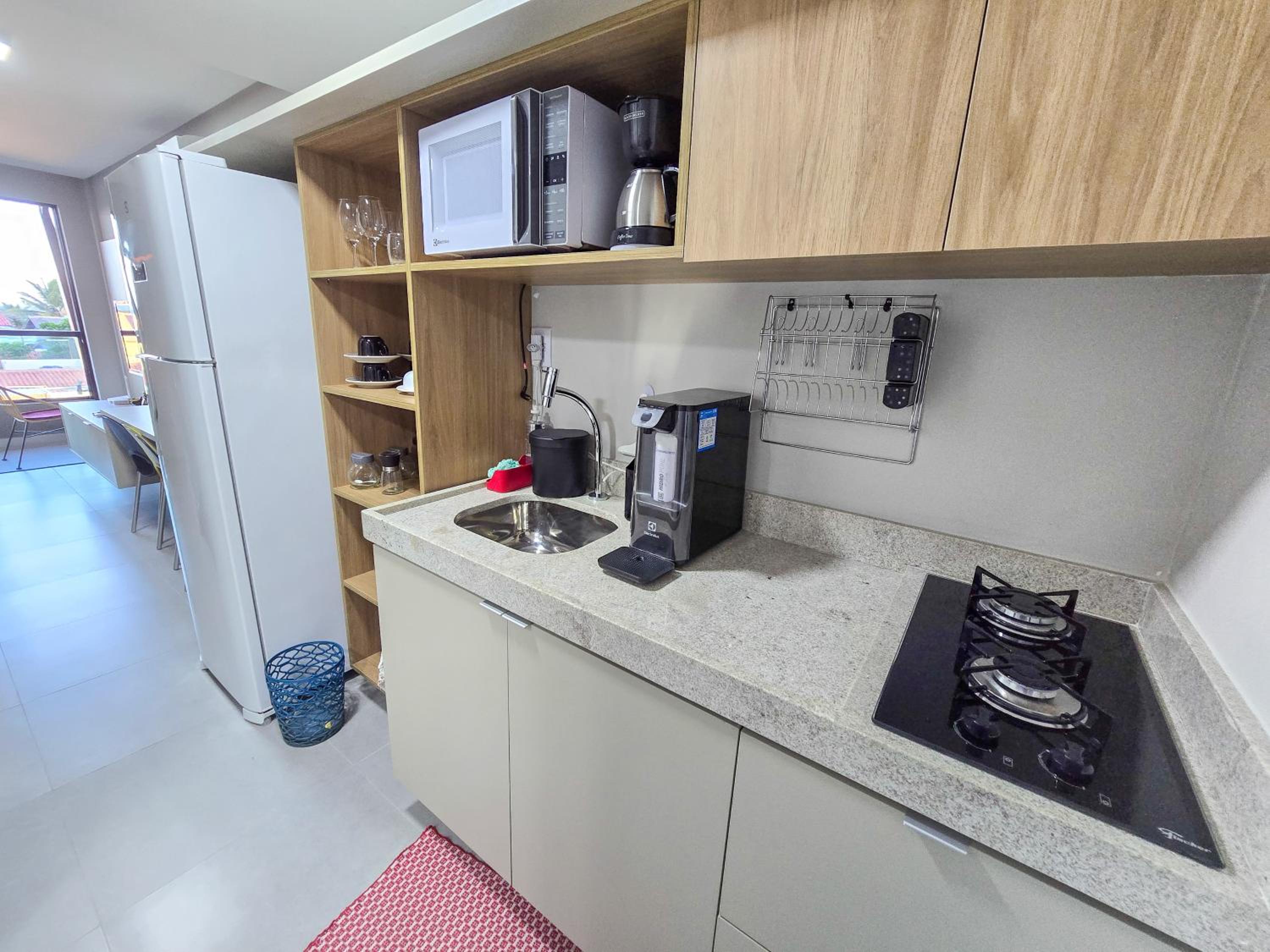Flat duplex, 100m da praia, piscina