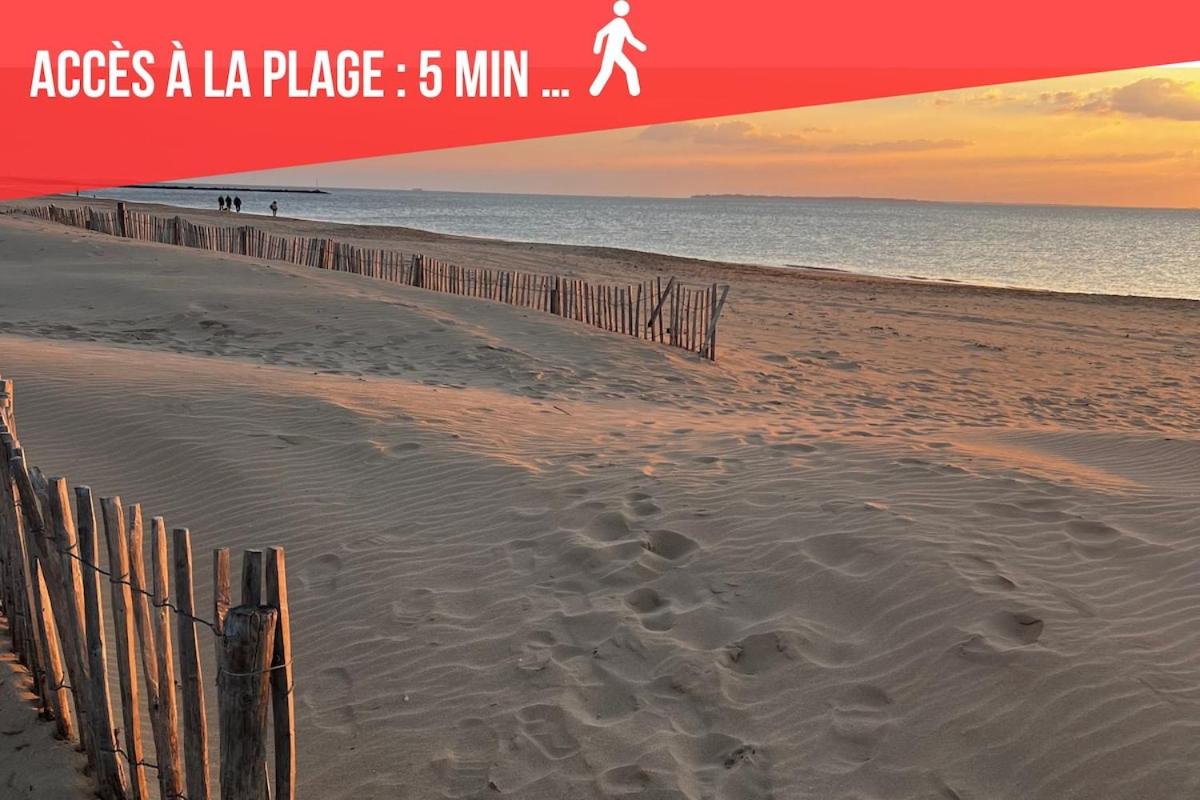 La Madeleine - 4 vélos inclus, plage 200 m, terrasse BBQ