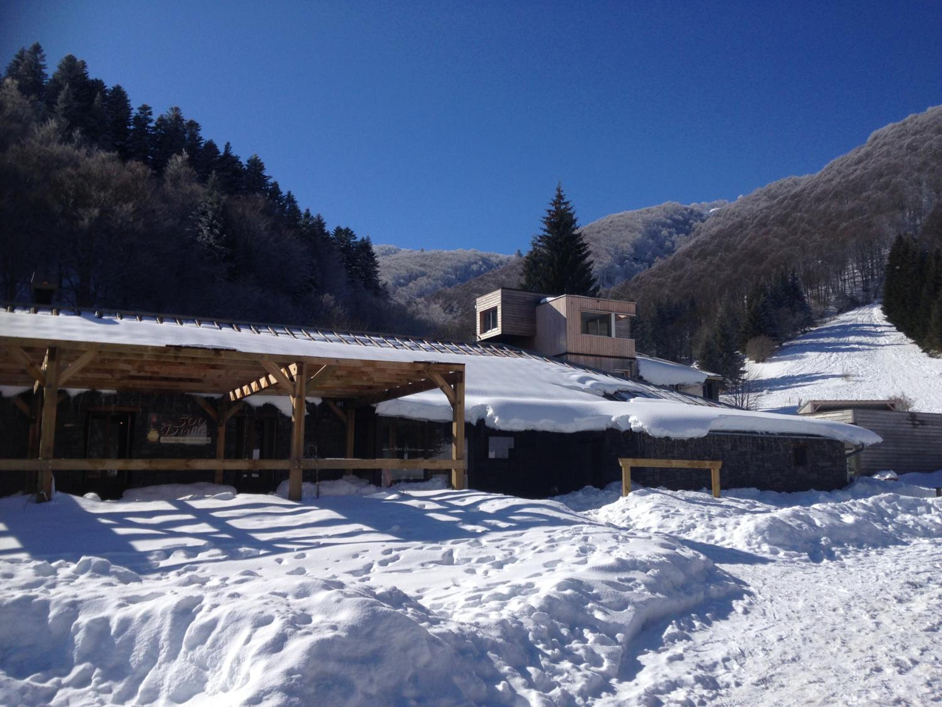 outdoor BBQ area