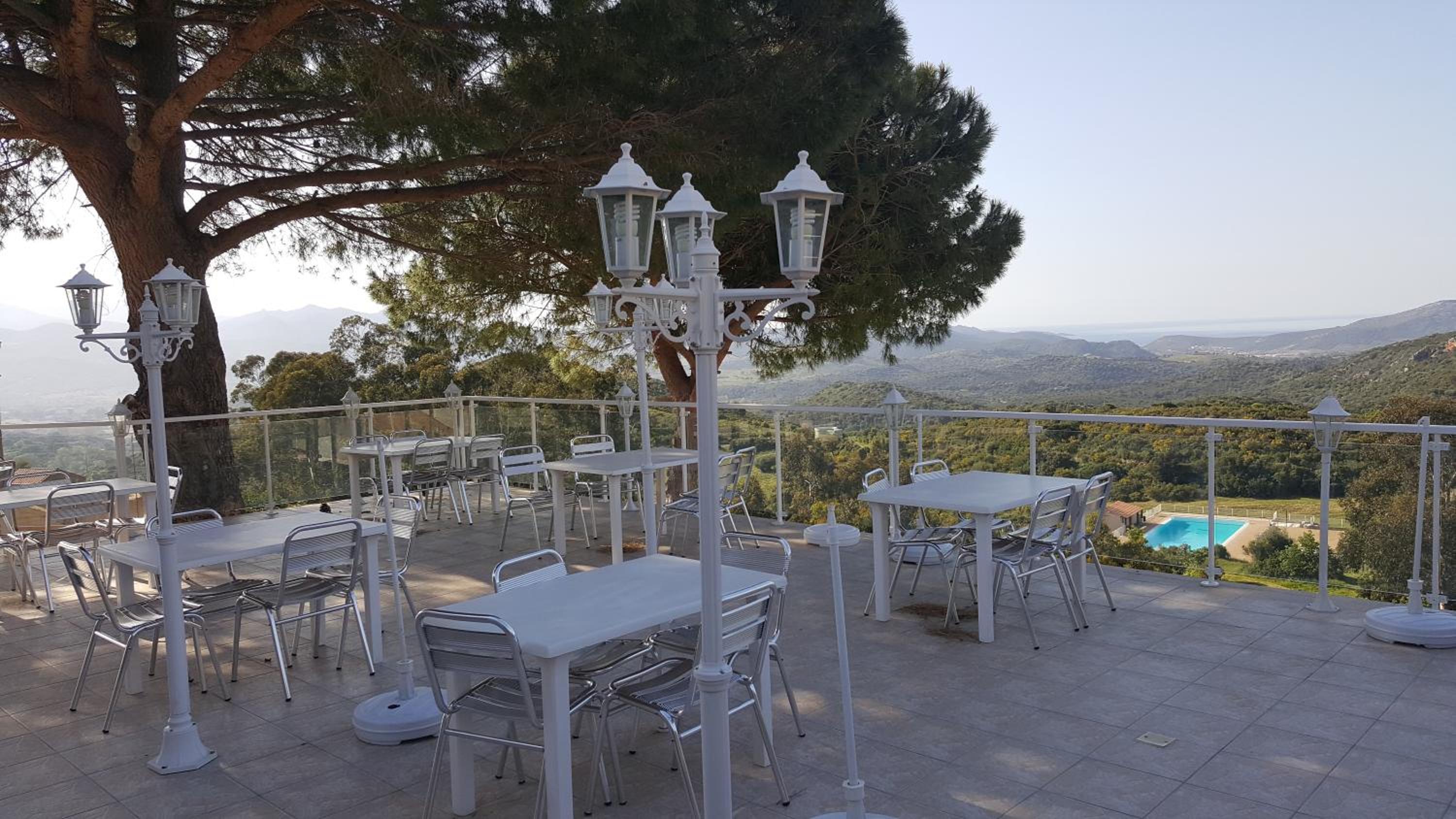 outdoor BBQ area
