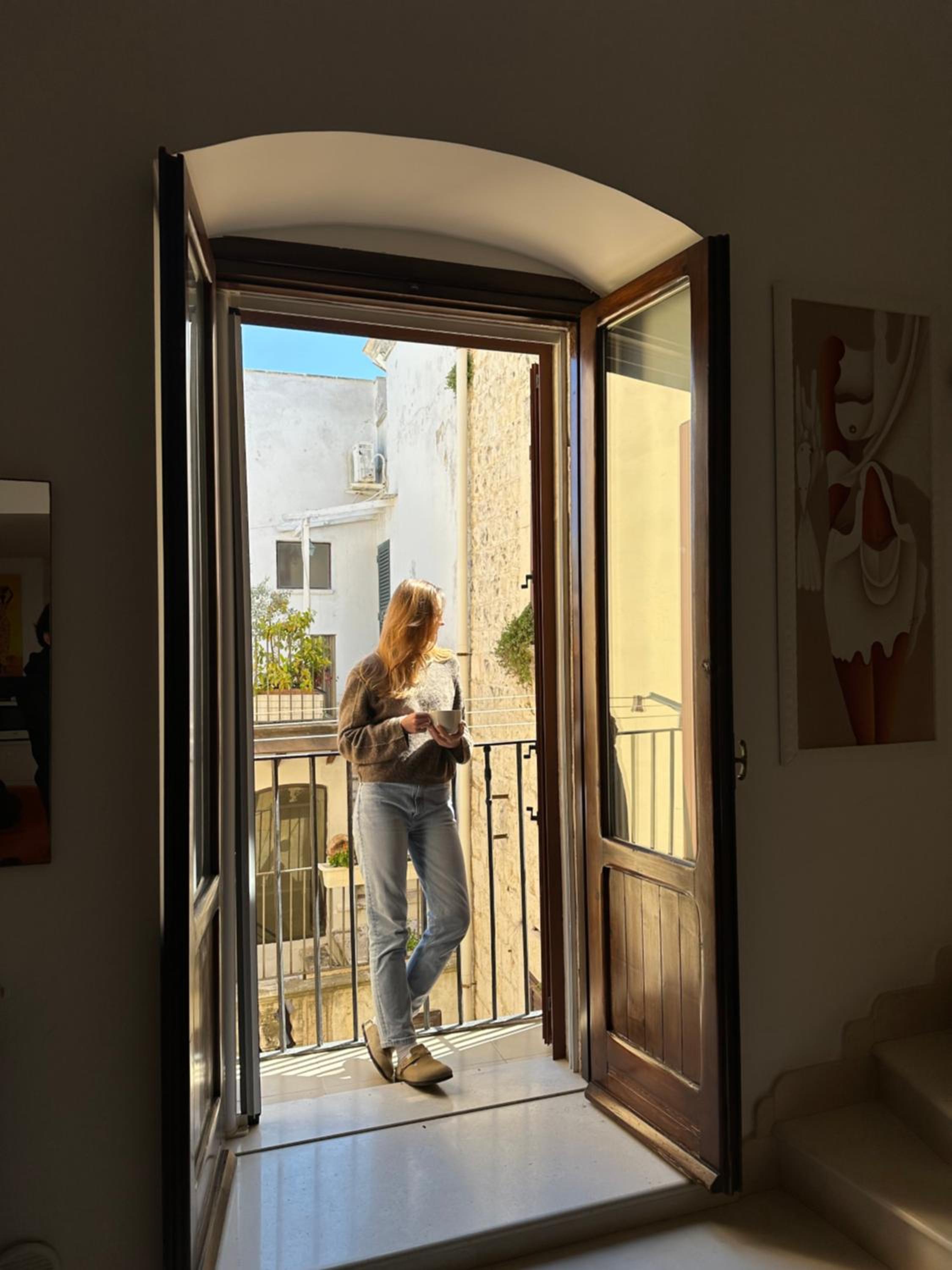 Old town apartment with sea view private rooftop