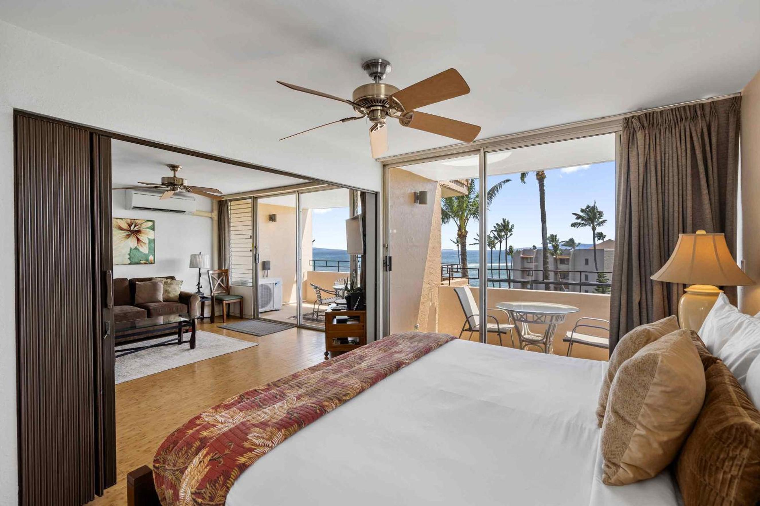 Island Sands 500, Breathtaking Ocean Views, Spacious Lanais, Renovated, Split AC