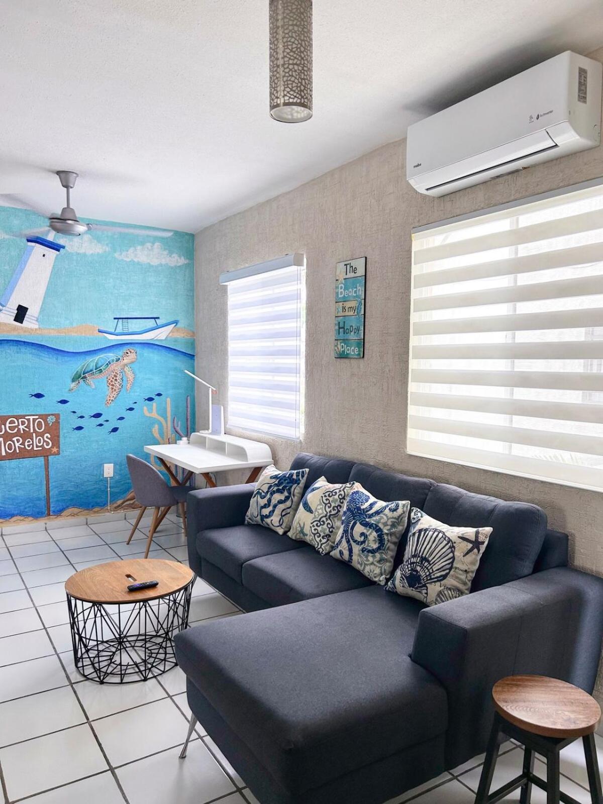 Loft Yexalem In Puerto Morelos 7 Min to the Beach