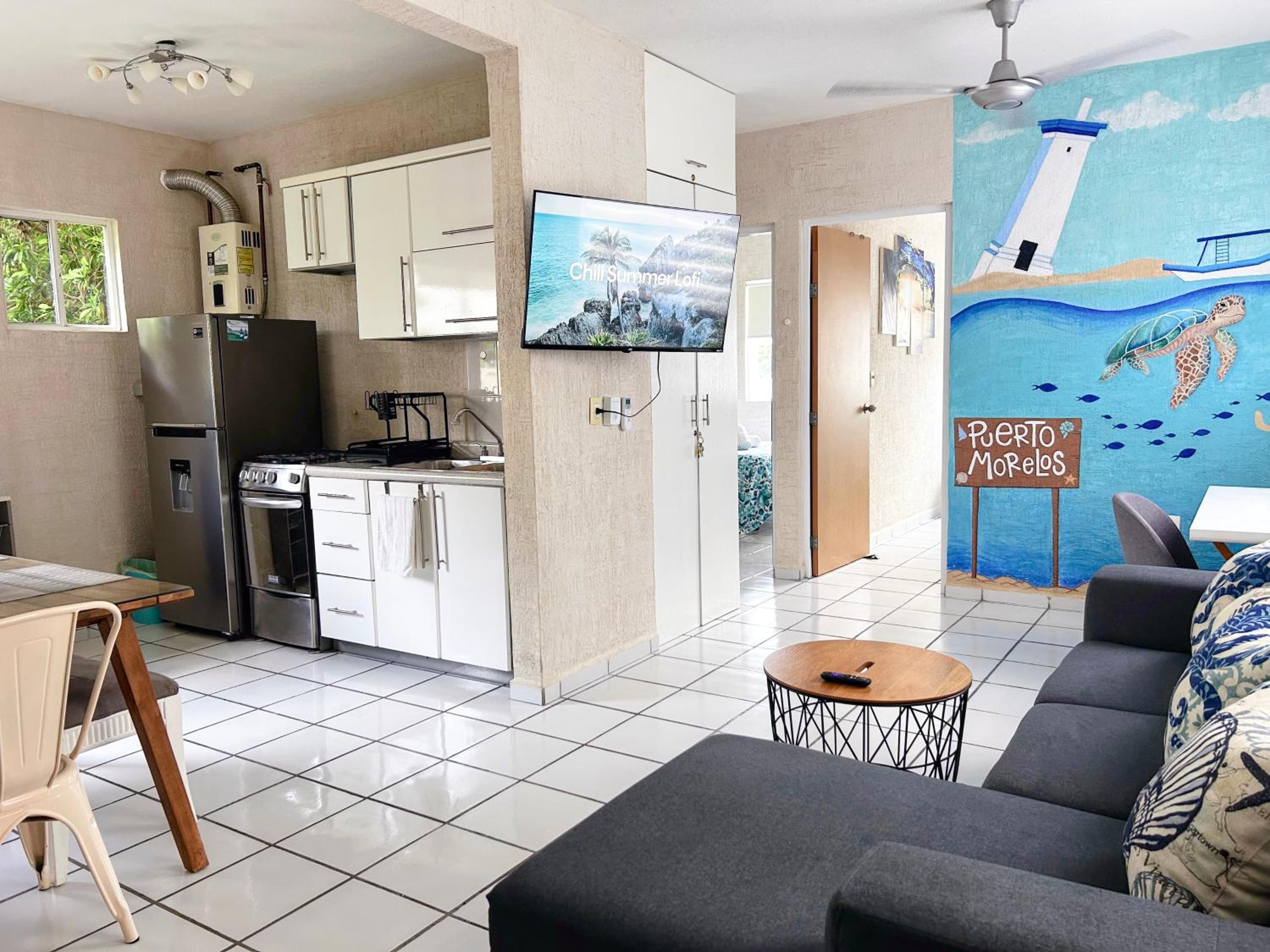 Loft Yexalem In Puerto Morelos 7 Min to the Beach
