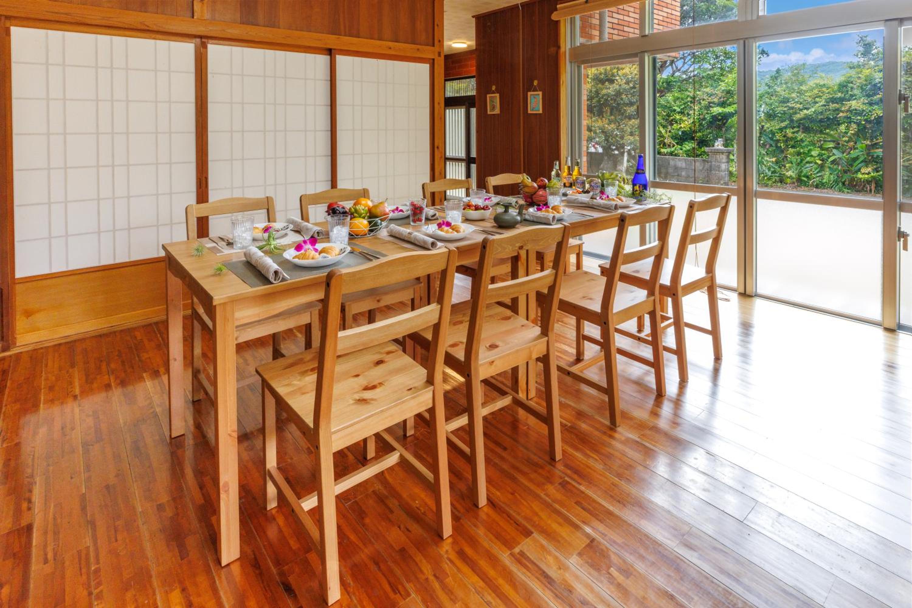 Grandmas House 山の宿はジャングリアすぐ近くで炭でBBQ可能