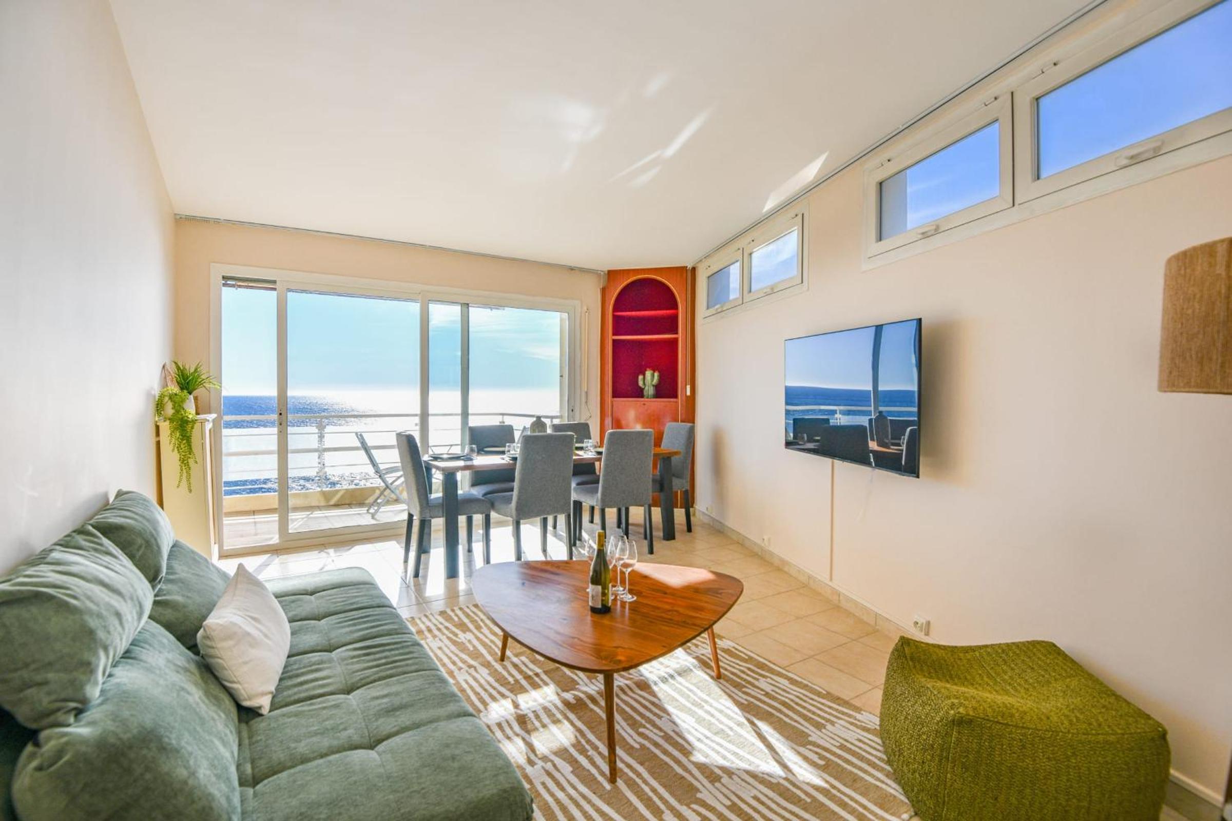 Appart vue mer splendide et plage proche de Monaco photo 2