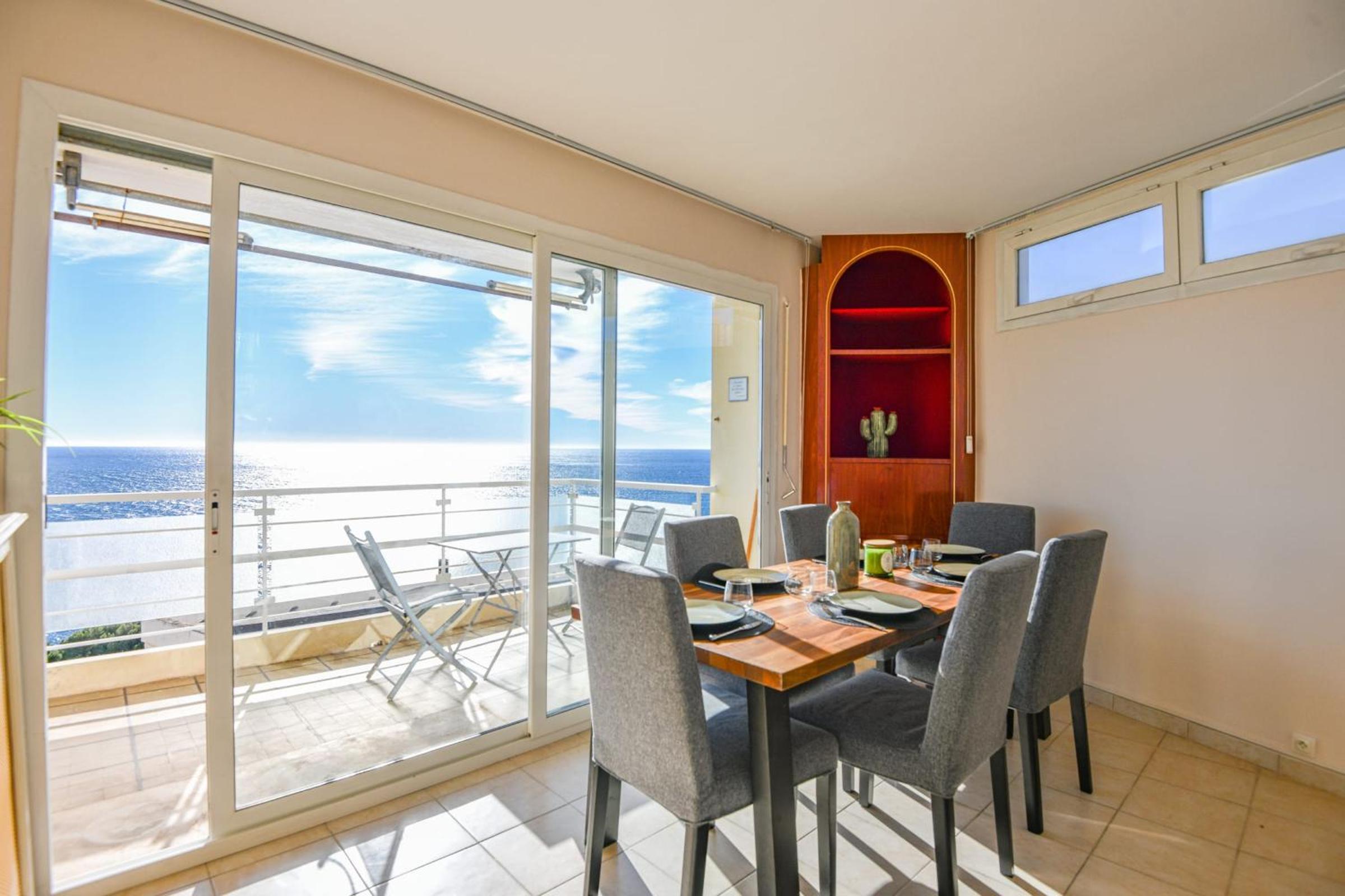 Appart vue mer splendide et plage proche de Monaco photo 4