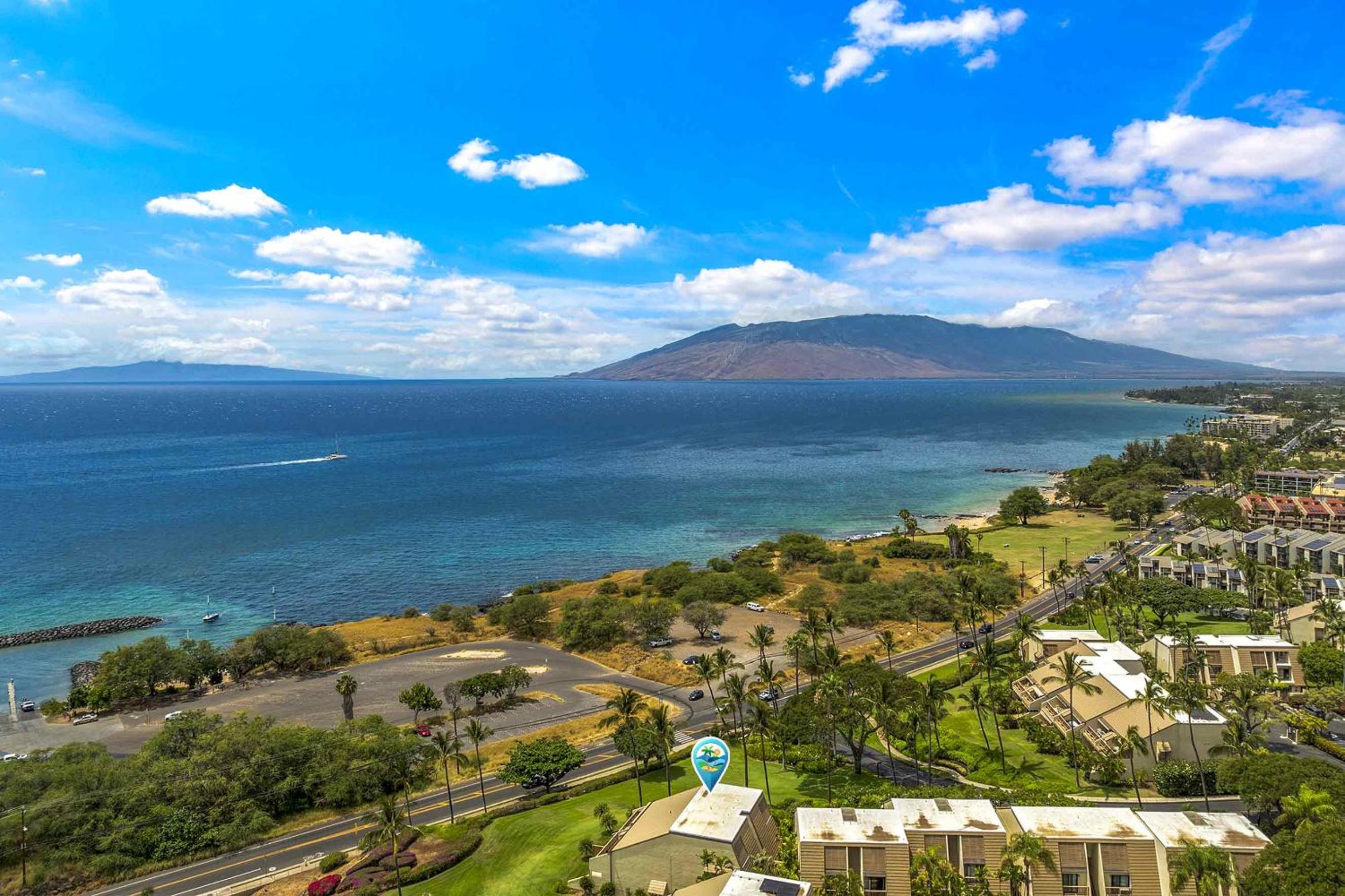 Maui Kamaole A-206 - Prime Location, Stunning Renovation, Large Lanai, Split AC!