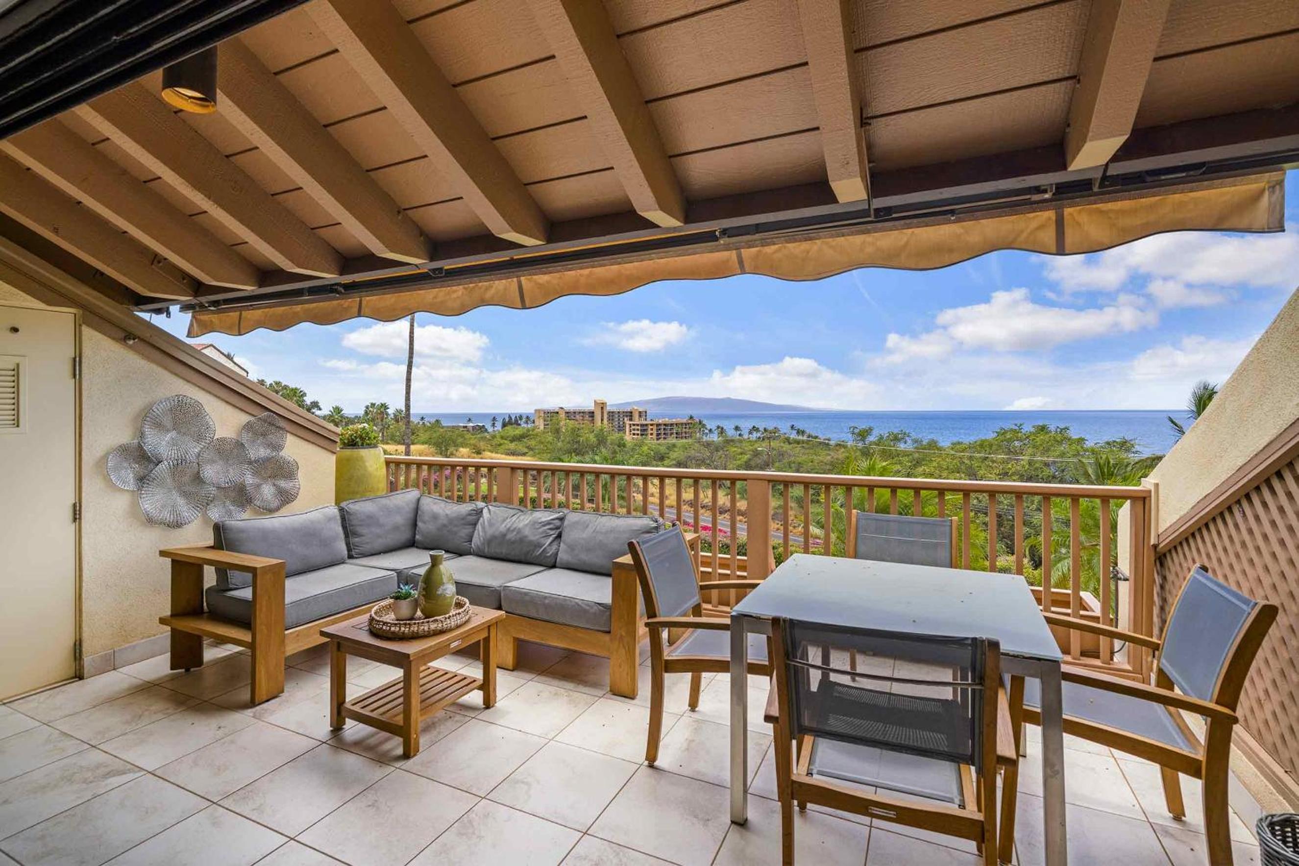 Maui Kamaole A-206 - Prime Location, Stunning Renovation, Large Lanai, Split AC!
