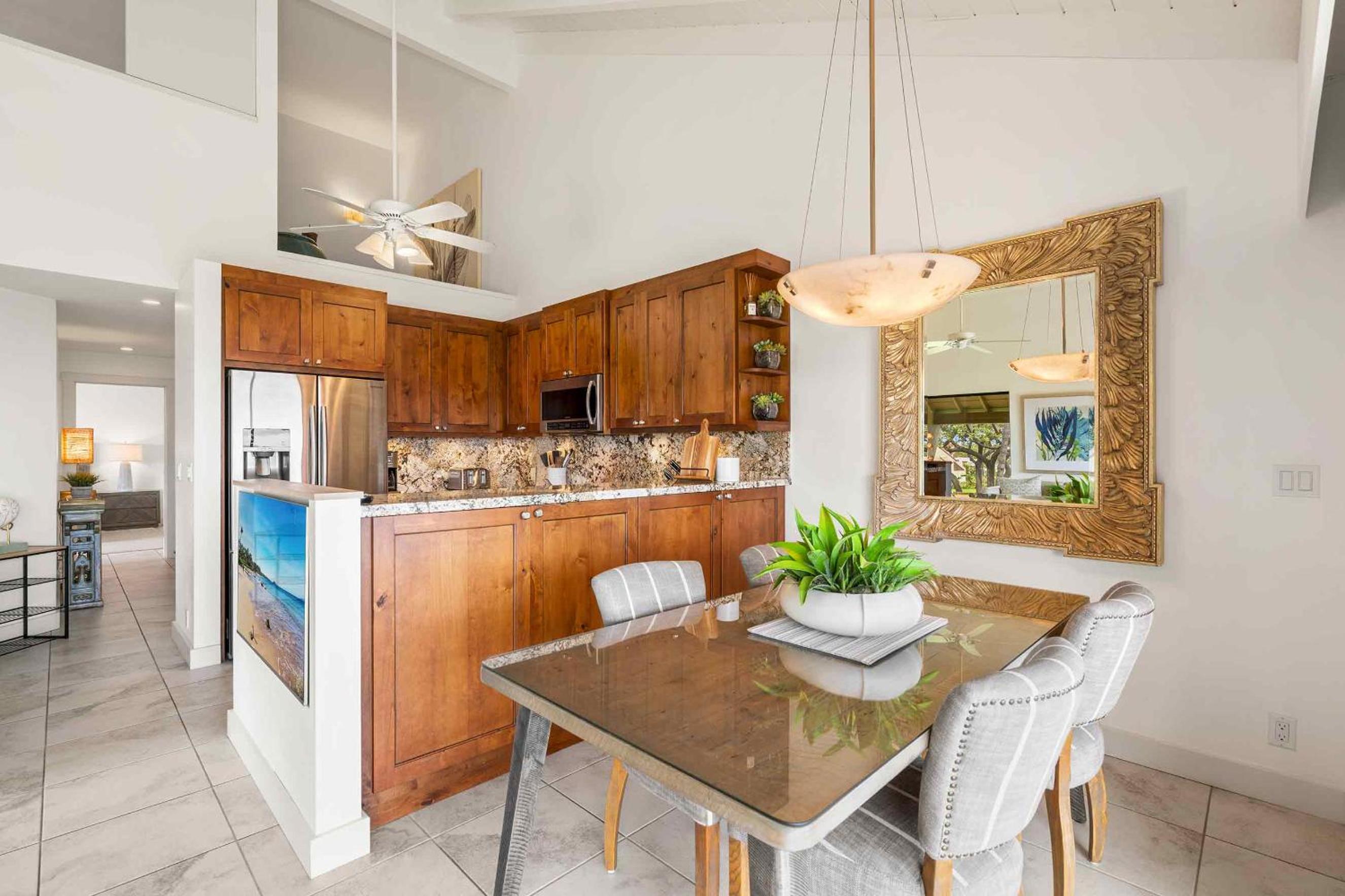 Maui Kamaole A-206 - Prime Location, Stunning Renovation, Large Lanai, Split AC!