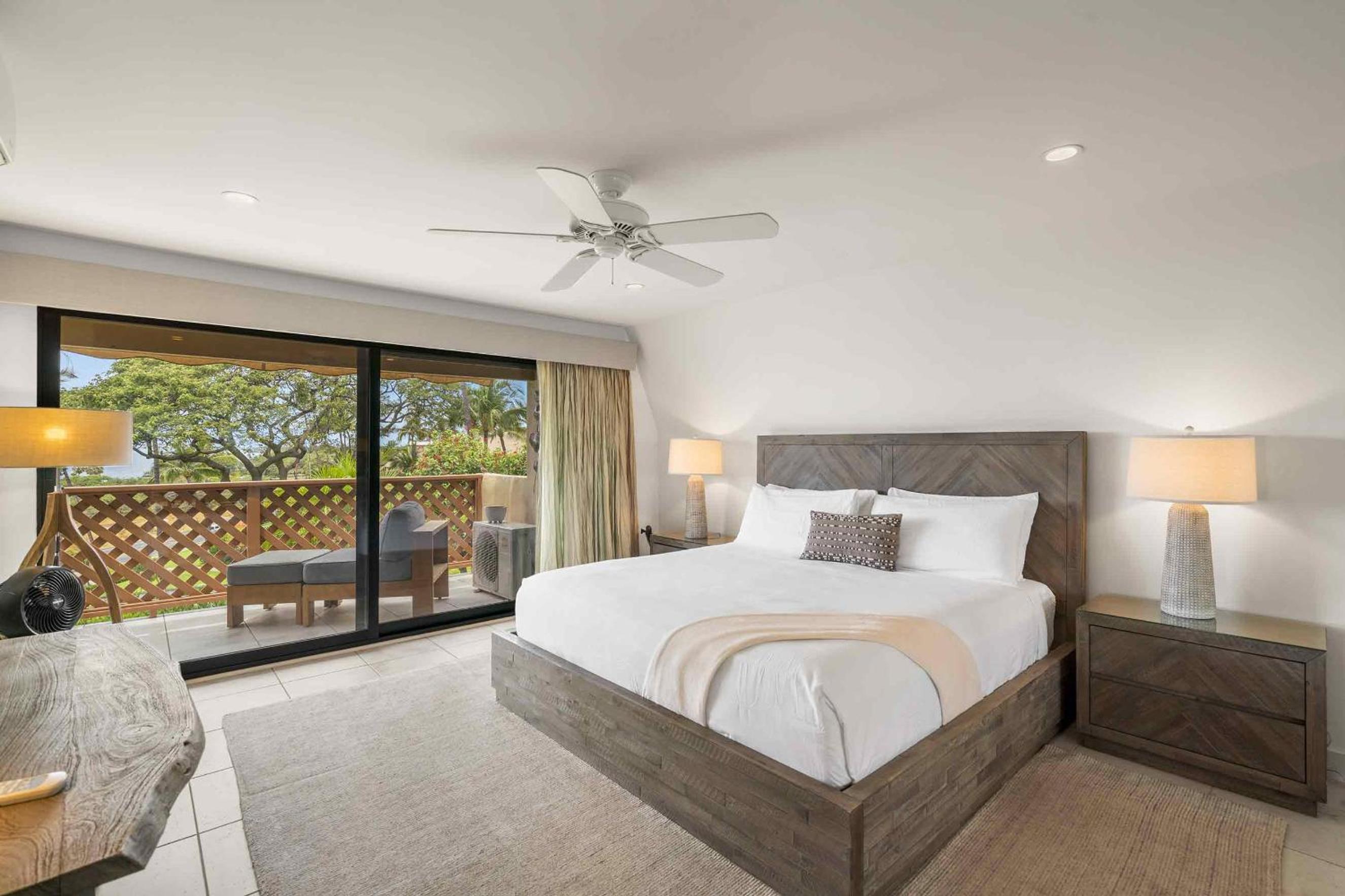 Maui Kamaole A-206 - Prime Location, Stunning Renovation, Large Lanai, Split AC!