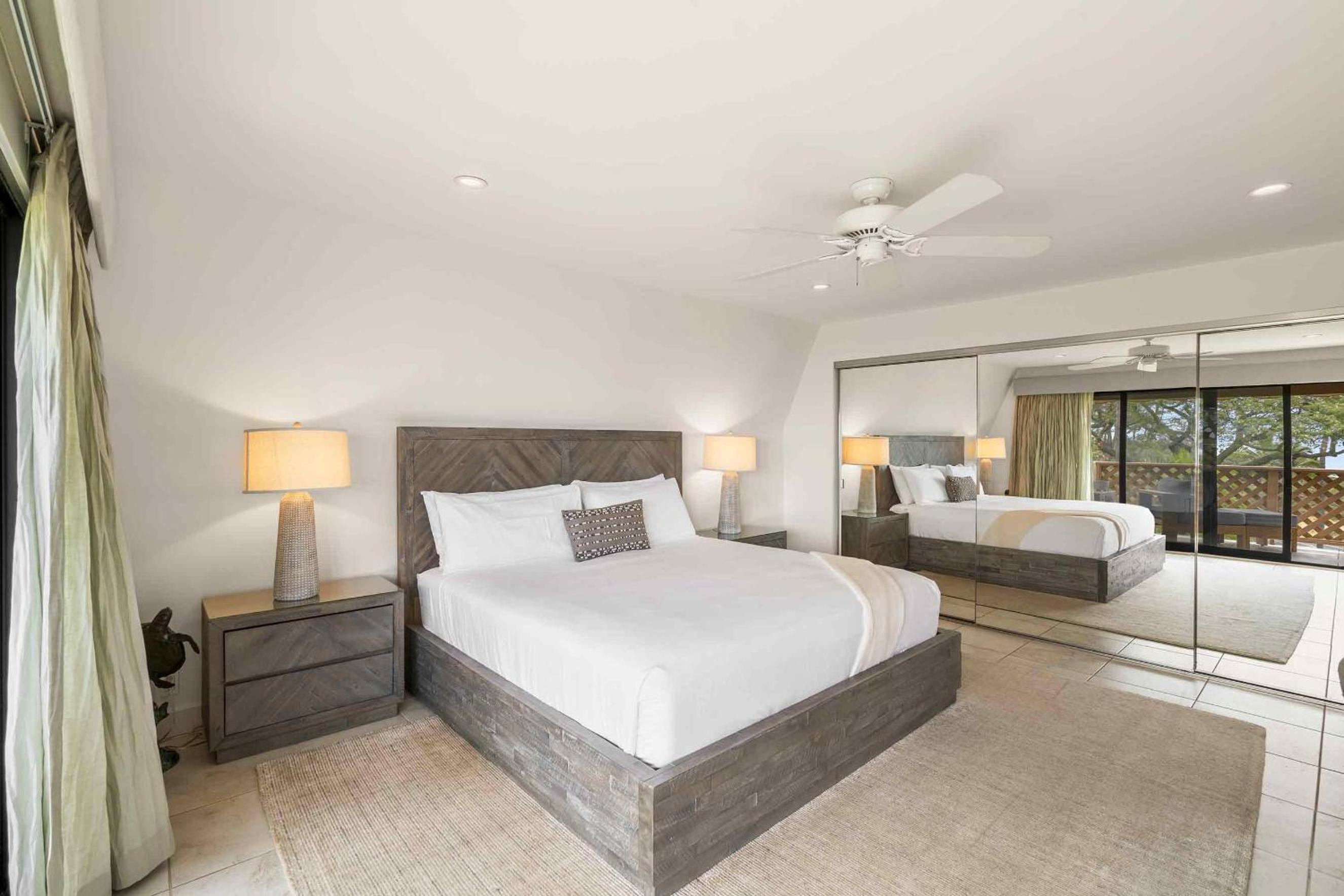 Maui Kamaole A-206 - Prime Location, Stunning Renovation, Large Lanai, Split AC!