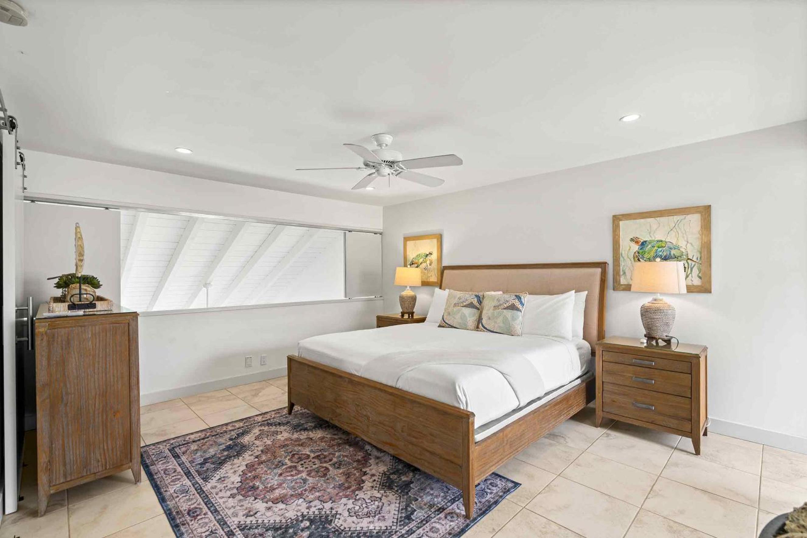 Maui Kamaole A-206 - Prime Location, Stunning Renovation, Large Lanai, Split AC!