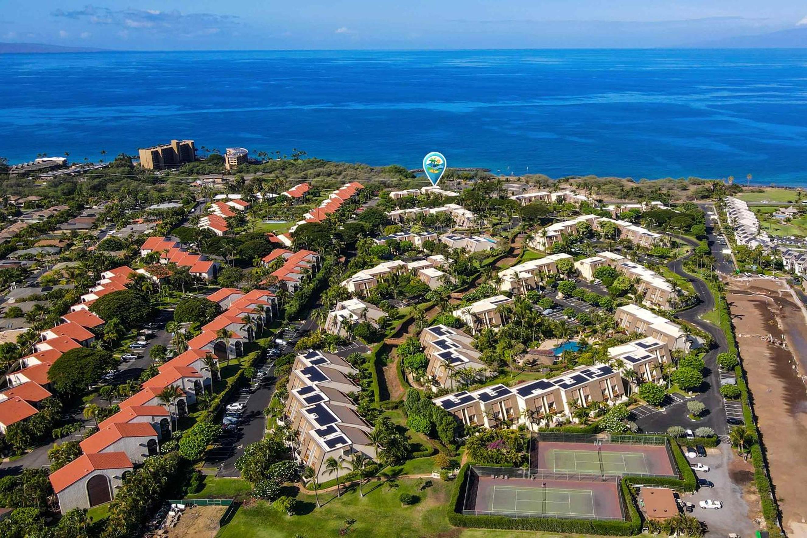 Maui Kamaole A-206 - Prime Location, Stunning Renovation, Large Lanai, Split AC!