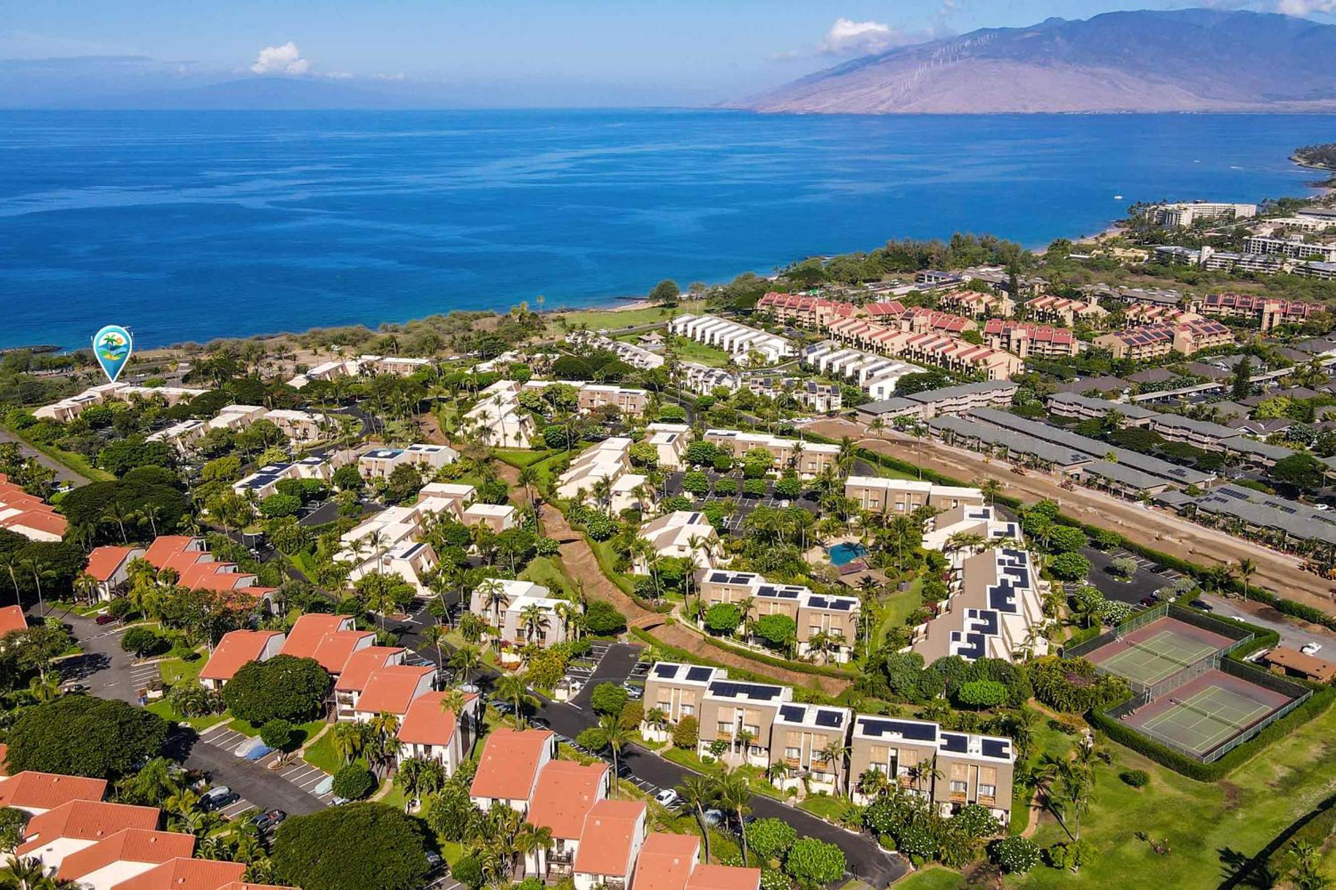 Maui Kamaole A-206 - Prime Location, Stunning Renovation, Large Lanai, Split AC!