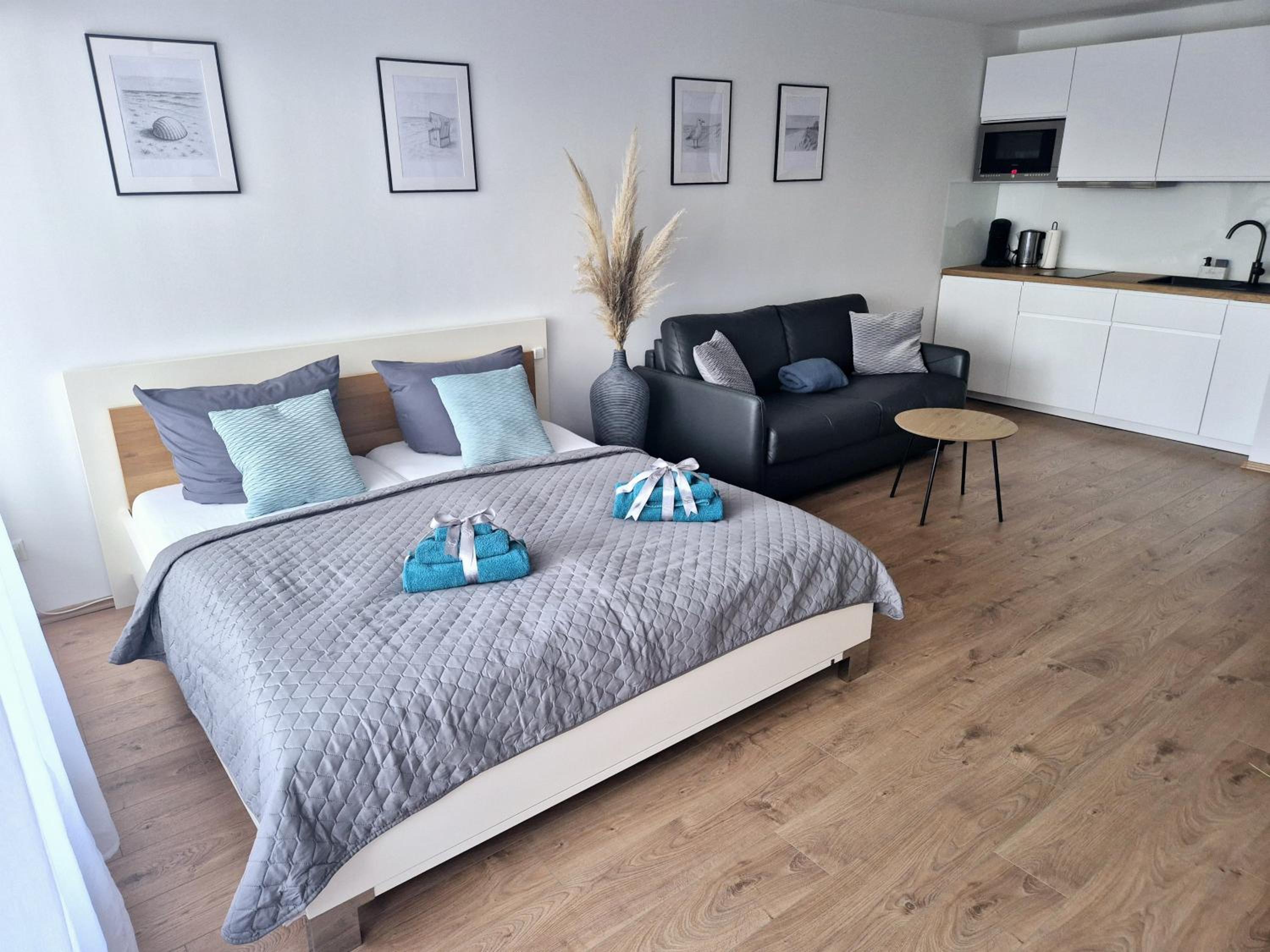 Meerzeit Apartment mit Terrasse & Parkplatz
