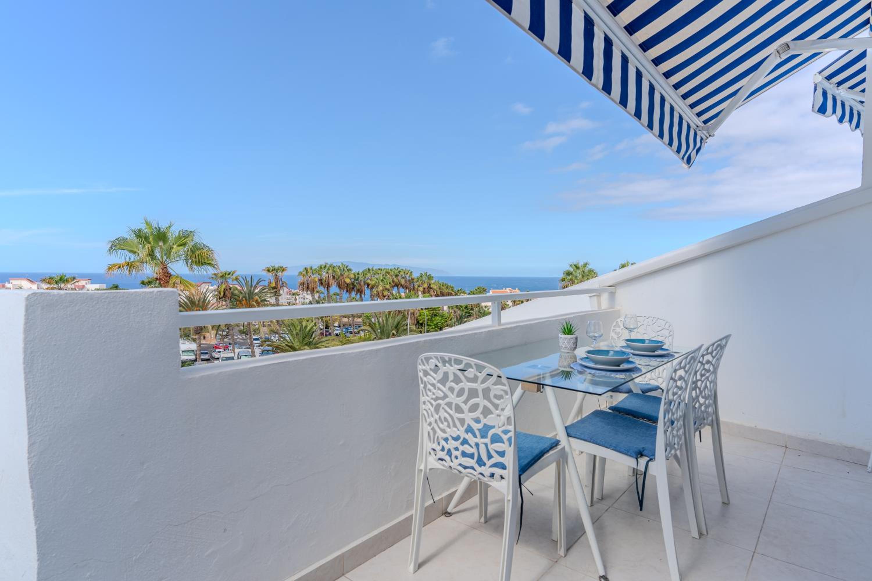 Malibu park studio with ocean views & heated pool