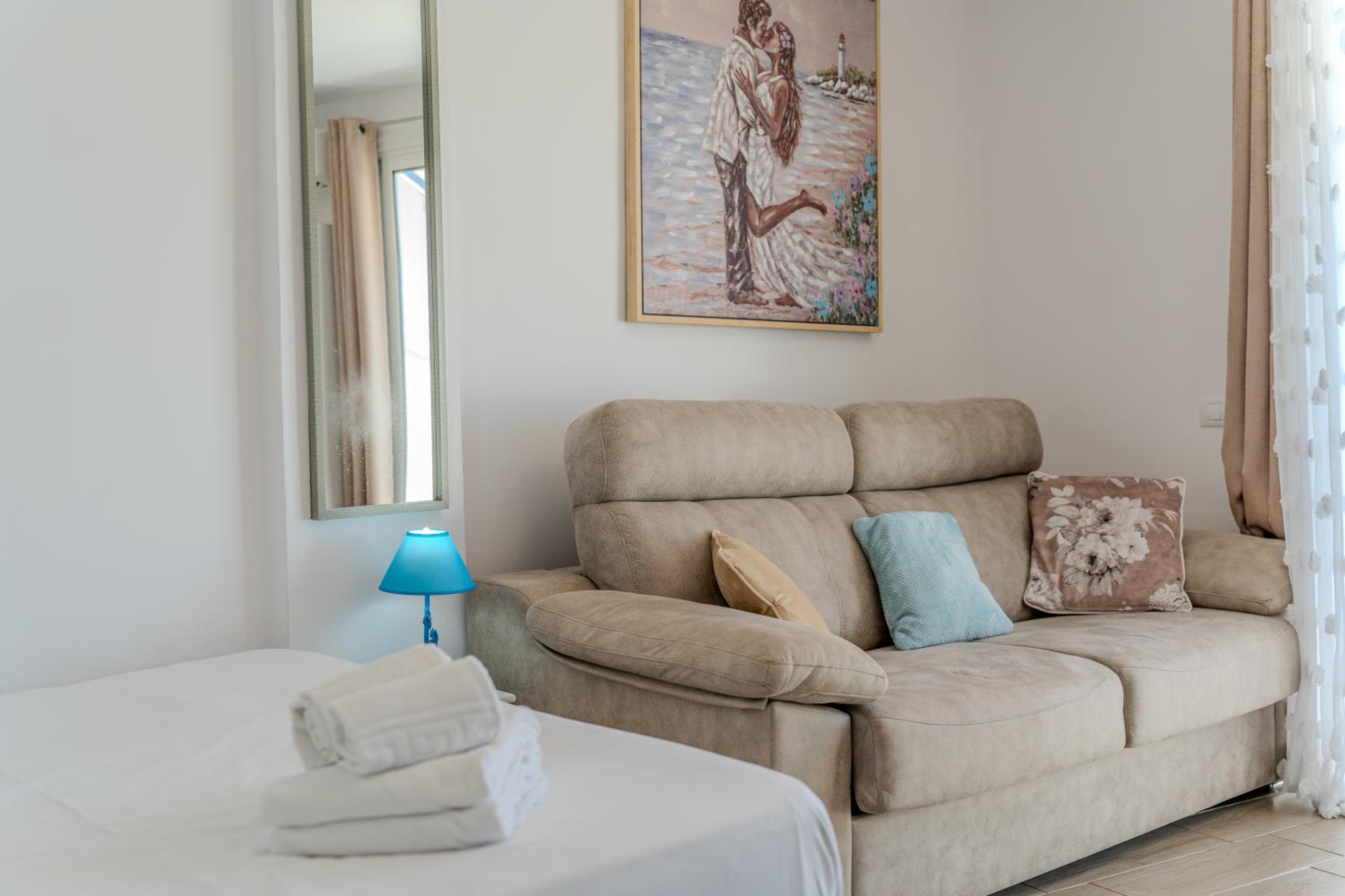 Malibu park studio with ocean views & heated pool