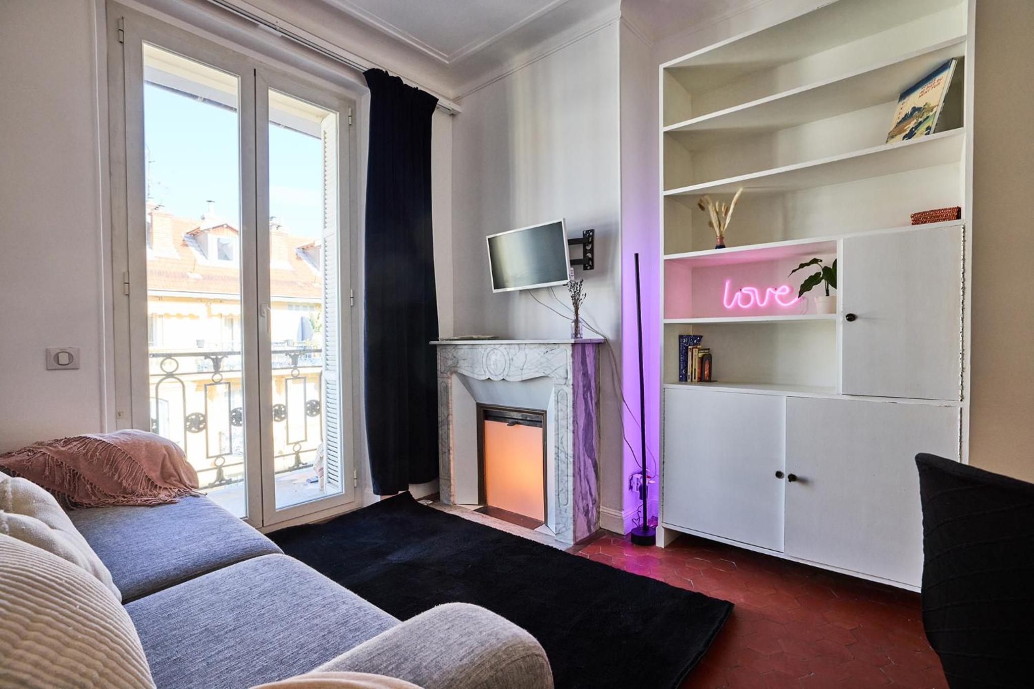 Suite romantique - Carré d'Or Nice proche de la mer
