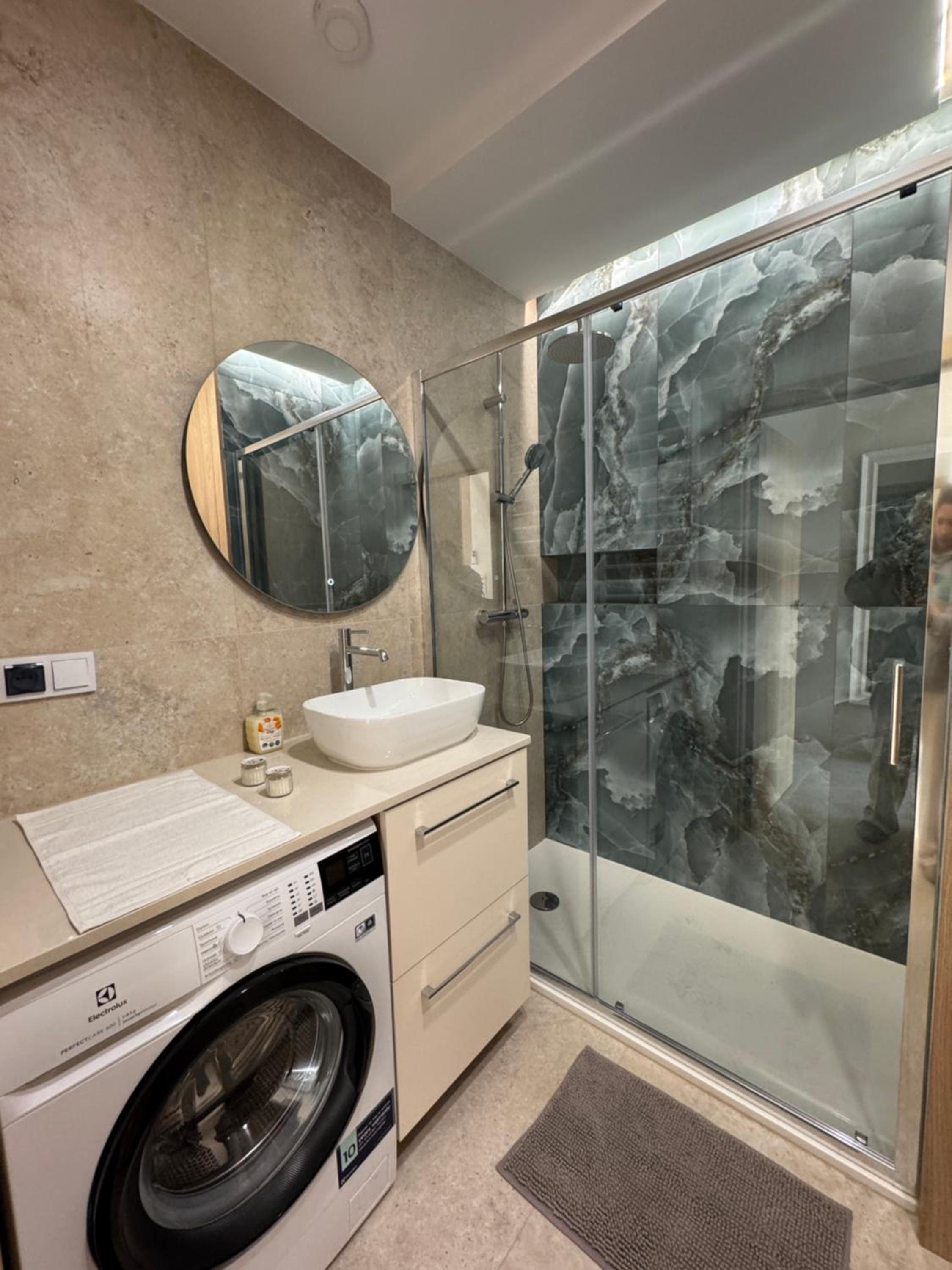 4SUMMER Golden Dune - Parking, przestronne mieszkanie 50m2, cały apartament do dyspozycji, duży taras z pięknym zachodem słońca Parkplatz, geräumige Wohnun