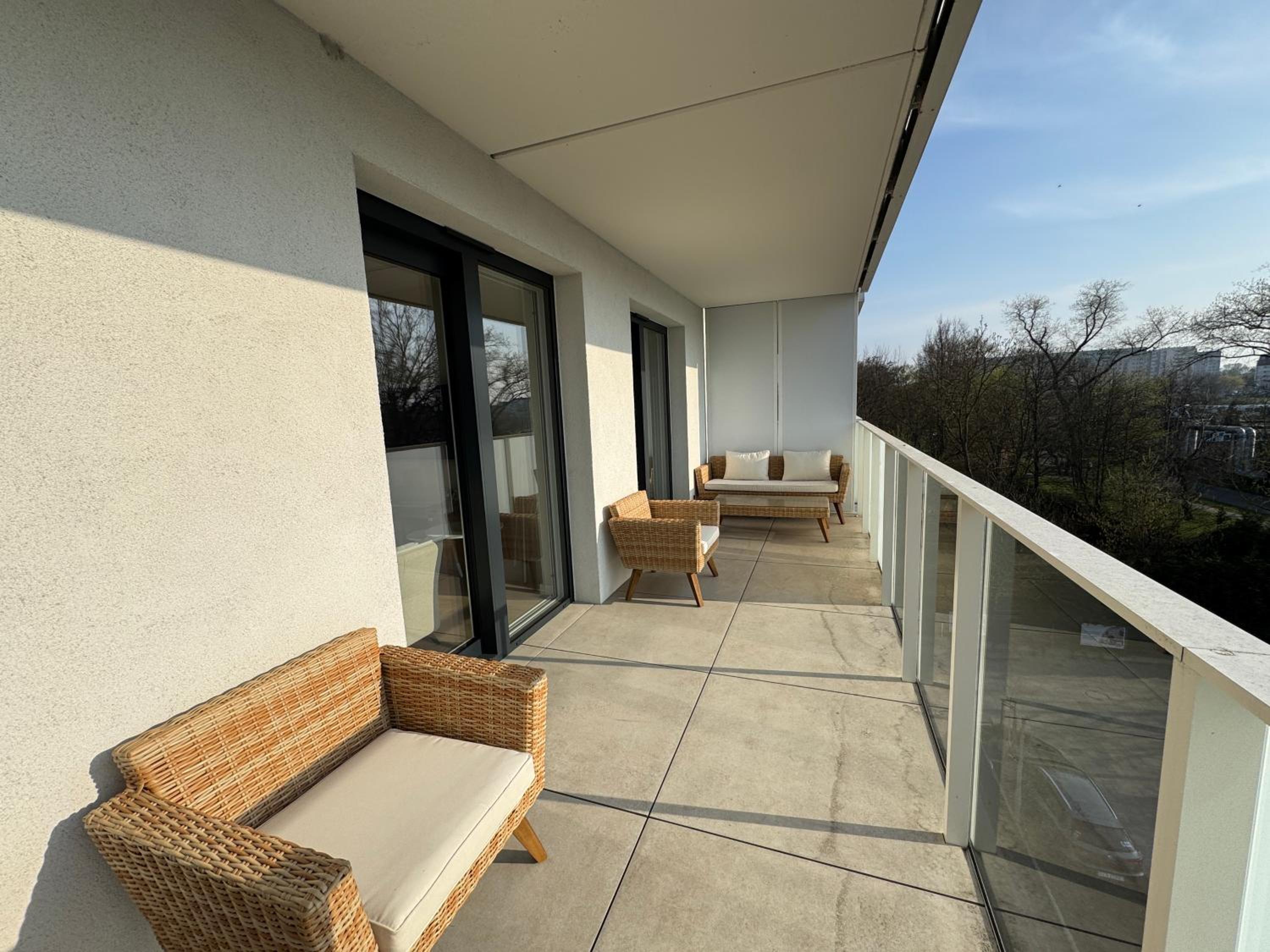 4SUMMER Golden Dune - Parking, przestronne mieszkanie 50m2, cały apartament do dyspozycji, duży taras z pięknym zachodem słońca Parkplatz, geräumige Wohnun