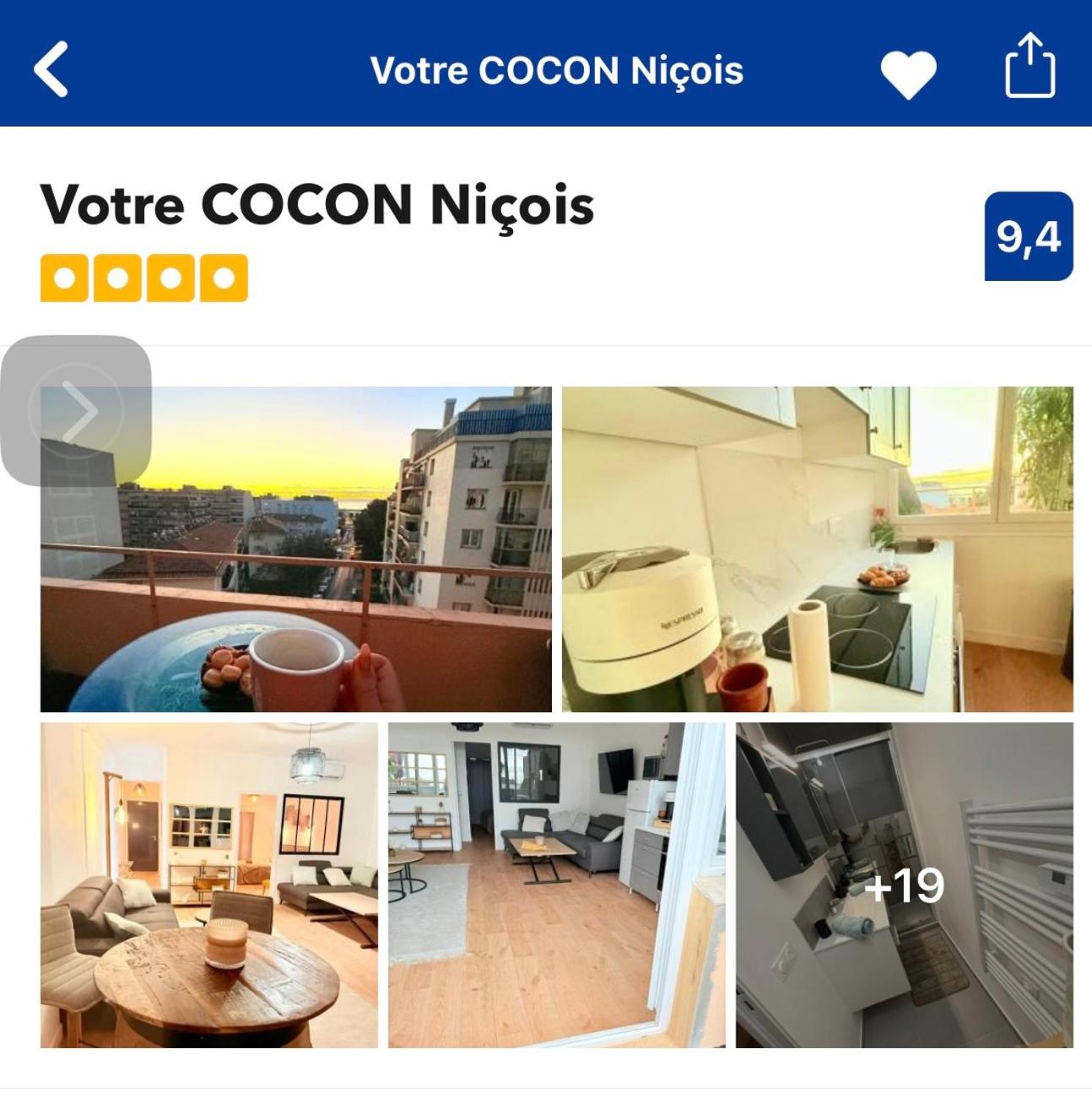 Votre COCON Niçois Appart Vue Mer