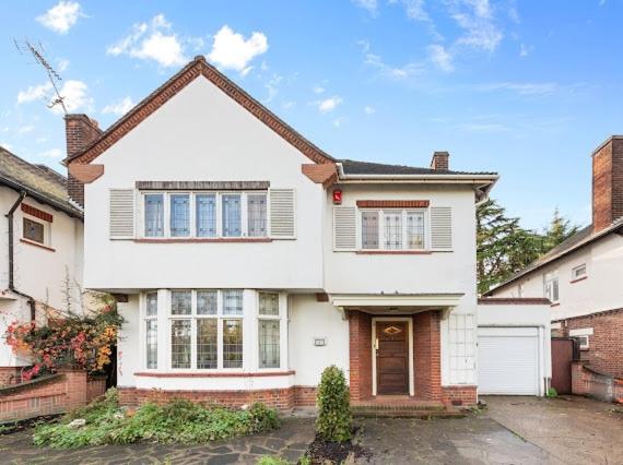 Large house with parking