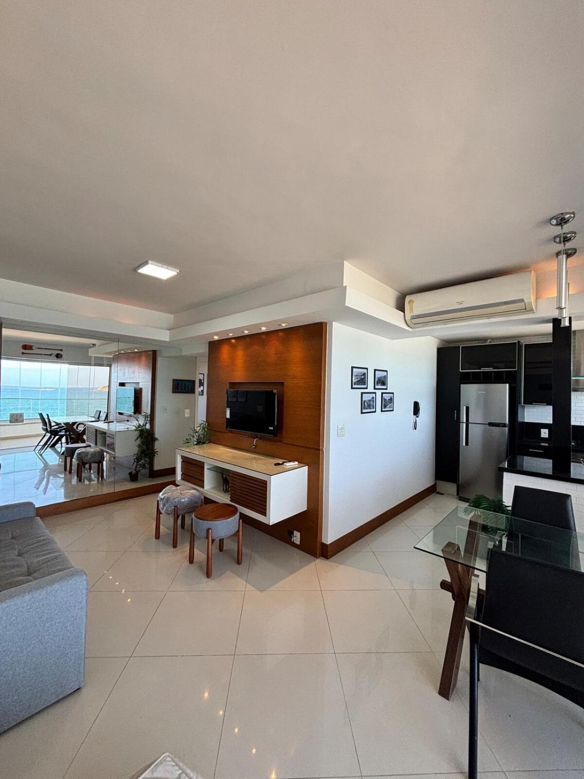 Praia do Pepê - Apartamento 2Q - Flat com Infra completa com Piscina e Sauna - Vista Mar Deslumbrante