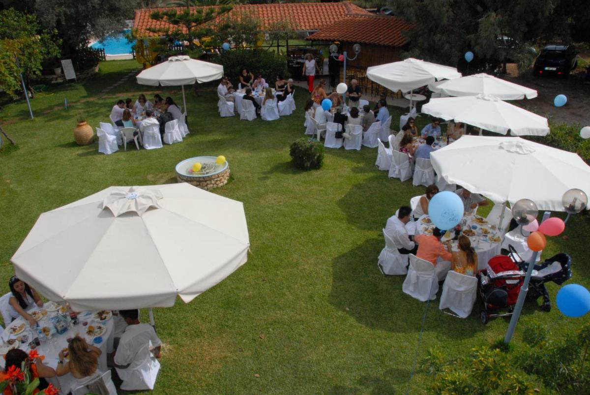outdoor BBQ area