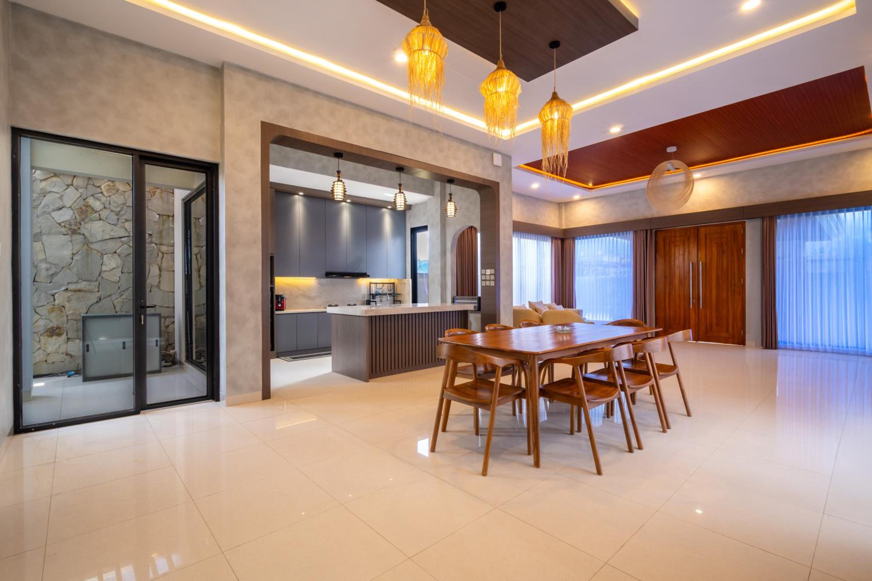 Odetta Villa Puncak - Kolam Renang Private