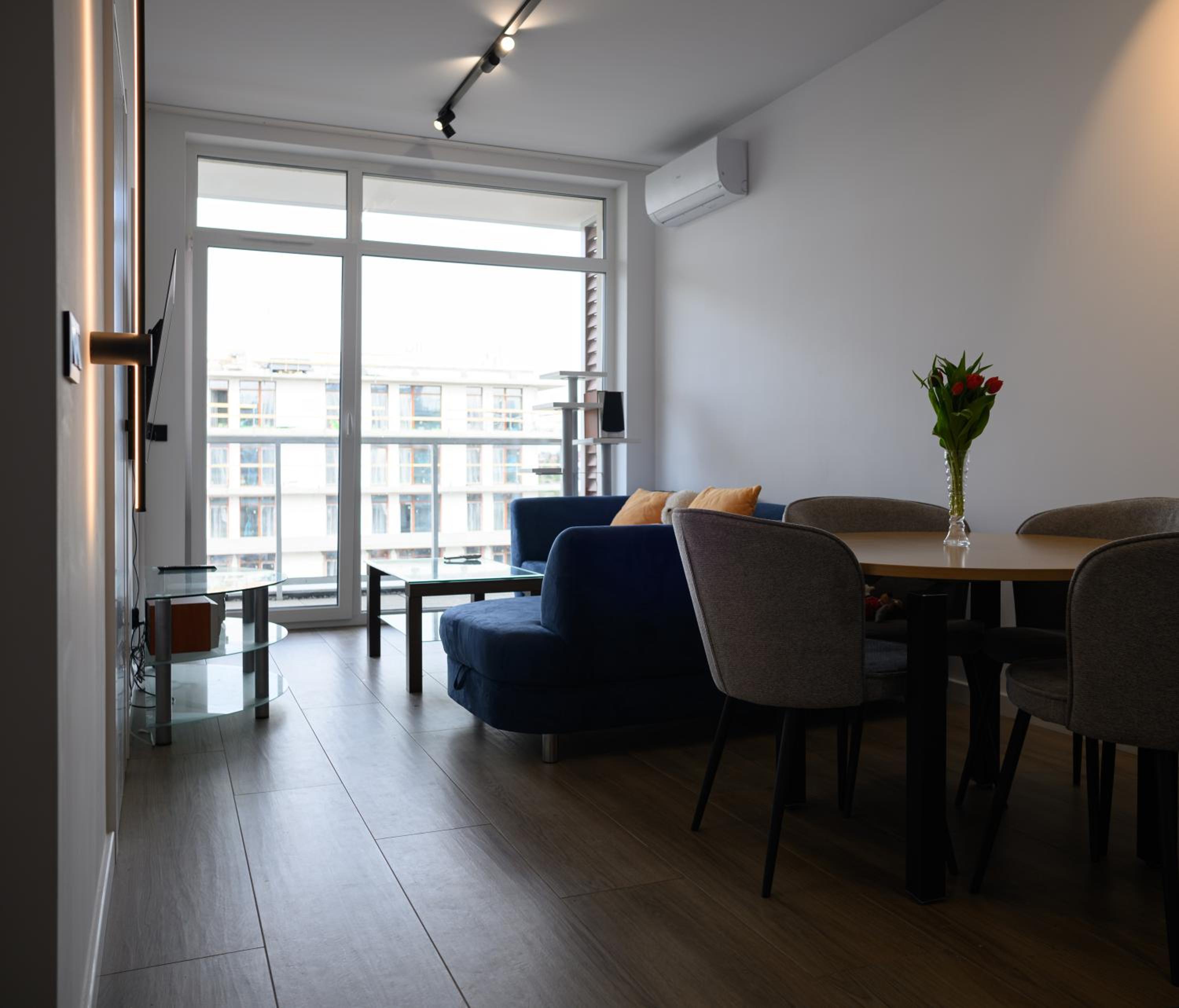TuWypoczywam - Apartament 58 1C Sianożęty z klimatyzacja i miejscem na dachu