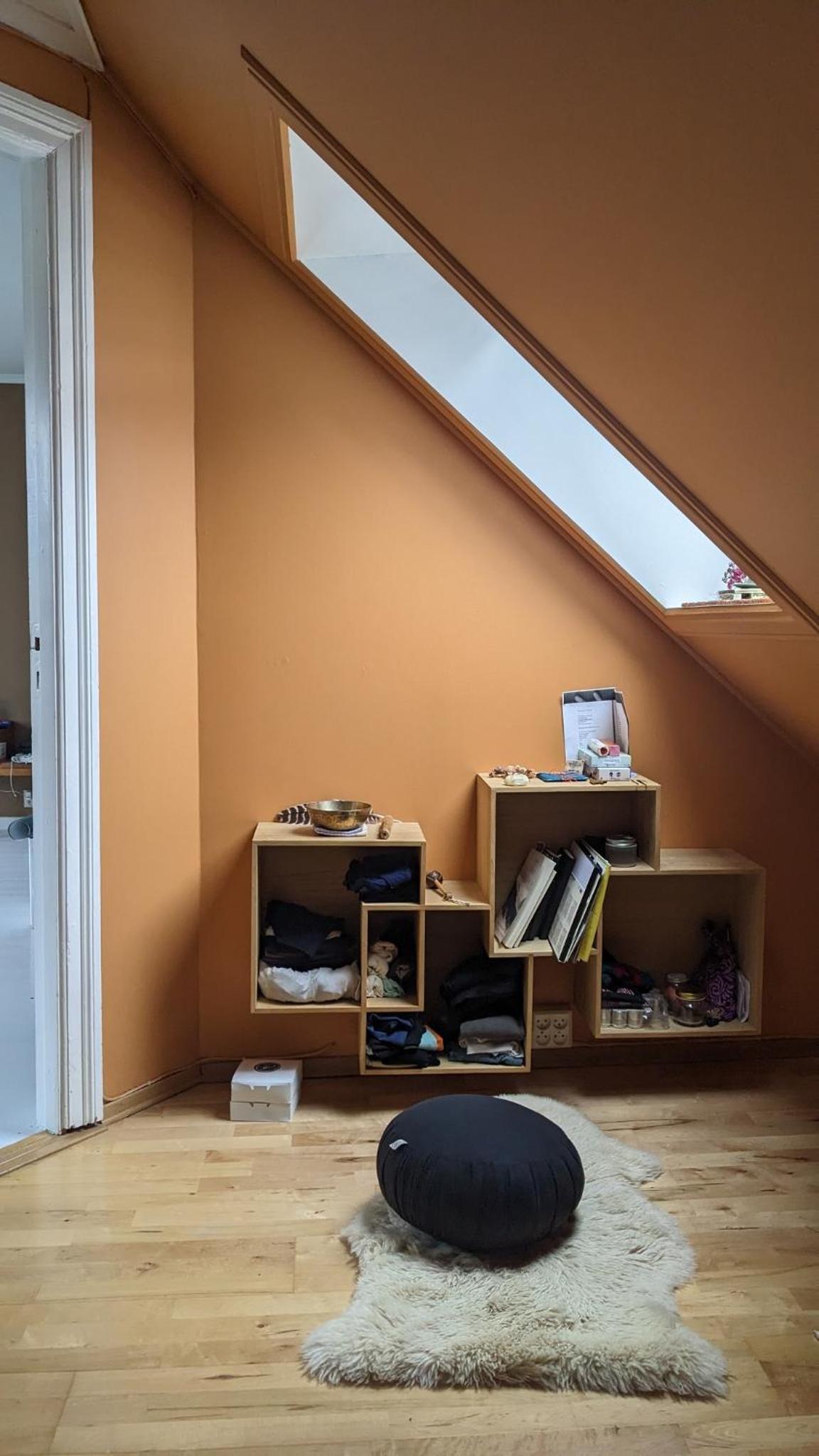 Rom i loftsleilighet med utsikt