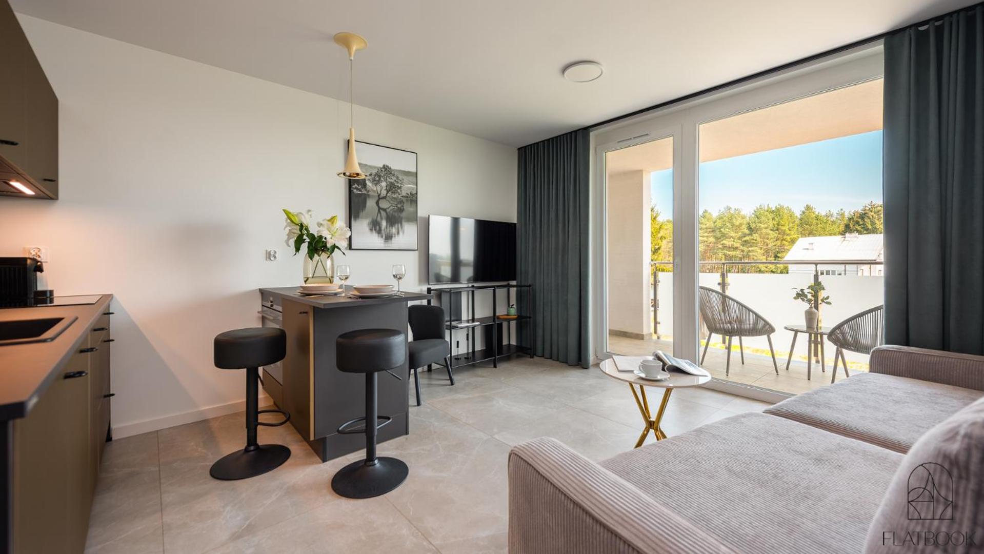 Flatbook Apartamenty - Sztutowo Baltic Garden z Basenem i Parkingiem
