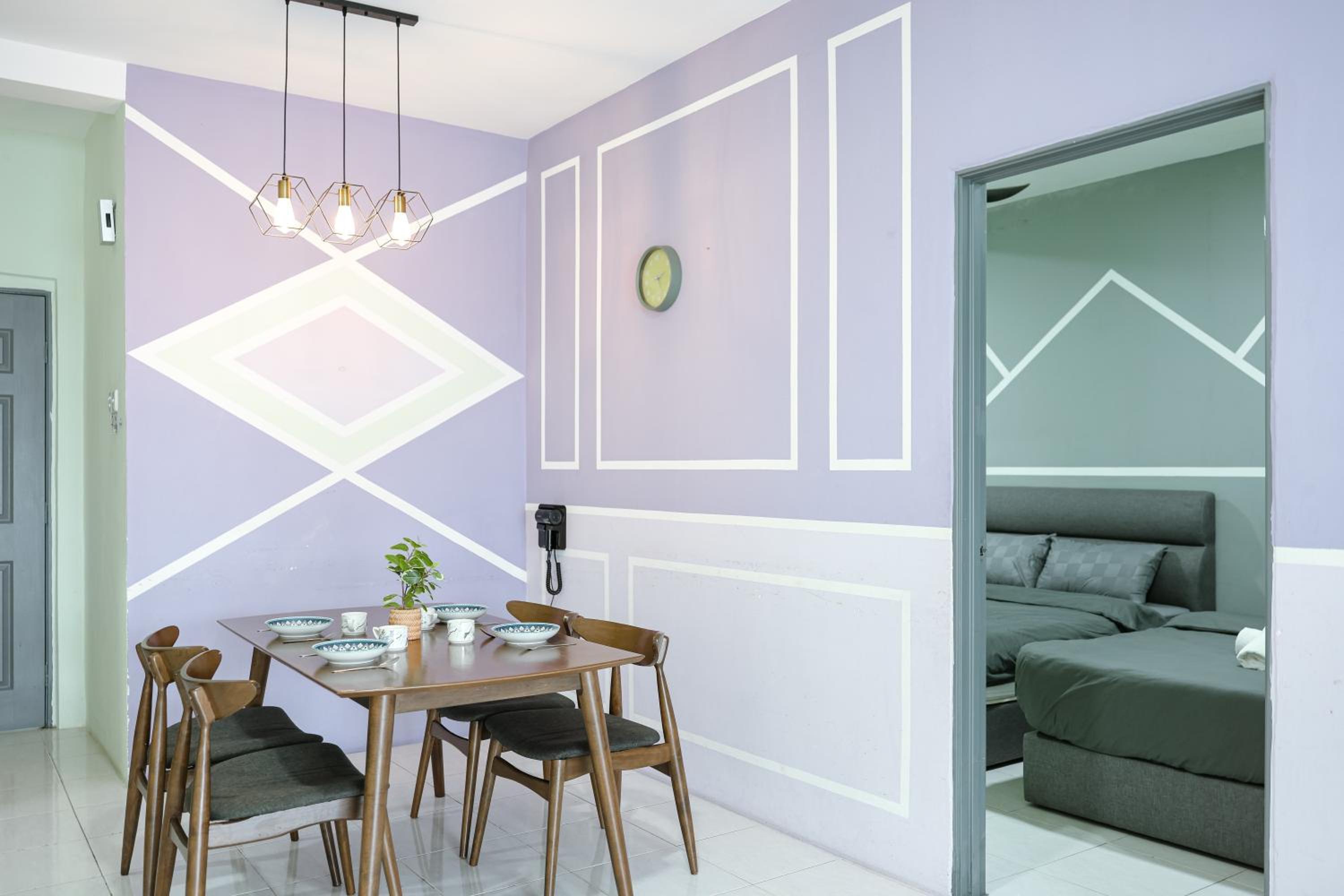 Lavender Dream Brinchang Cozy Family 10 Pax Clover Home 8-01