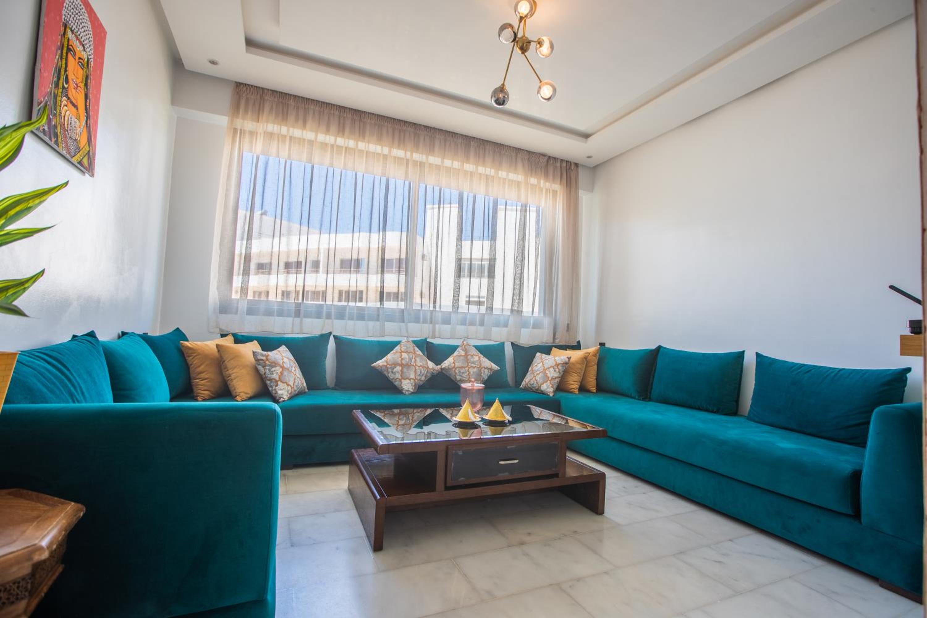 Appartement luxe 2 Piscines 300 m de la plage SONABA Founty Agadir