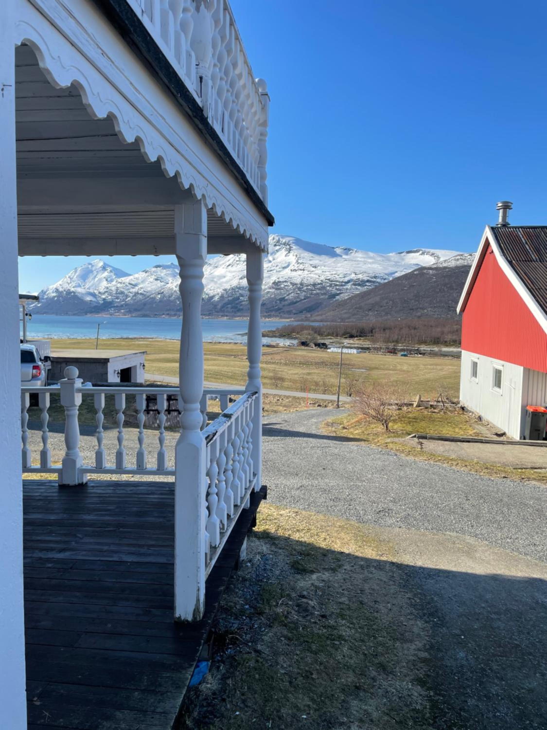 Marvelous farmhouse with amazing fjord and mountain view in Northern Norway