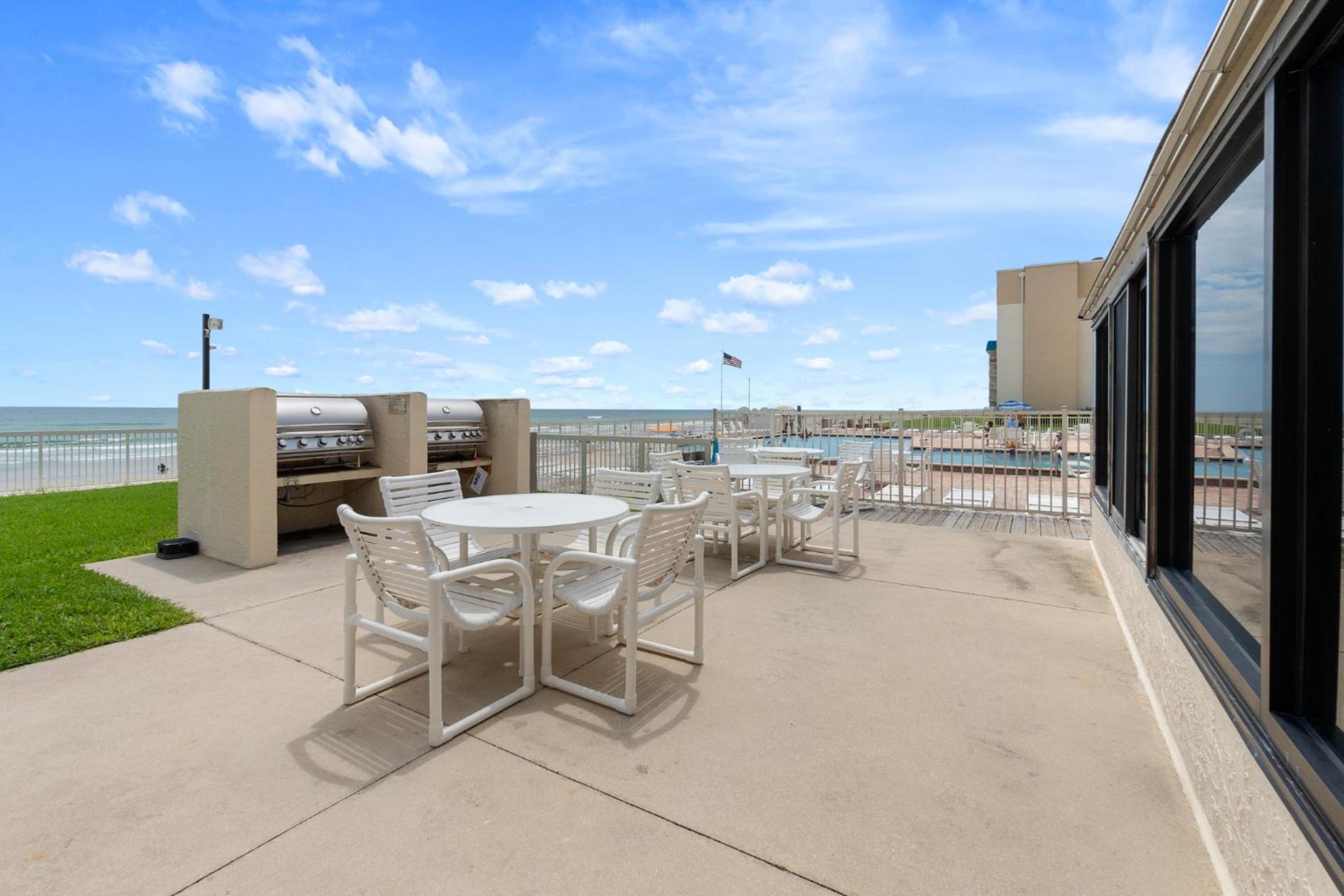 Oceanfront 2BR2BA Condo at Castle Reef, NSB FL