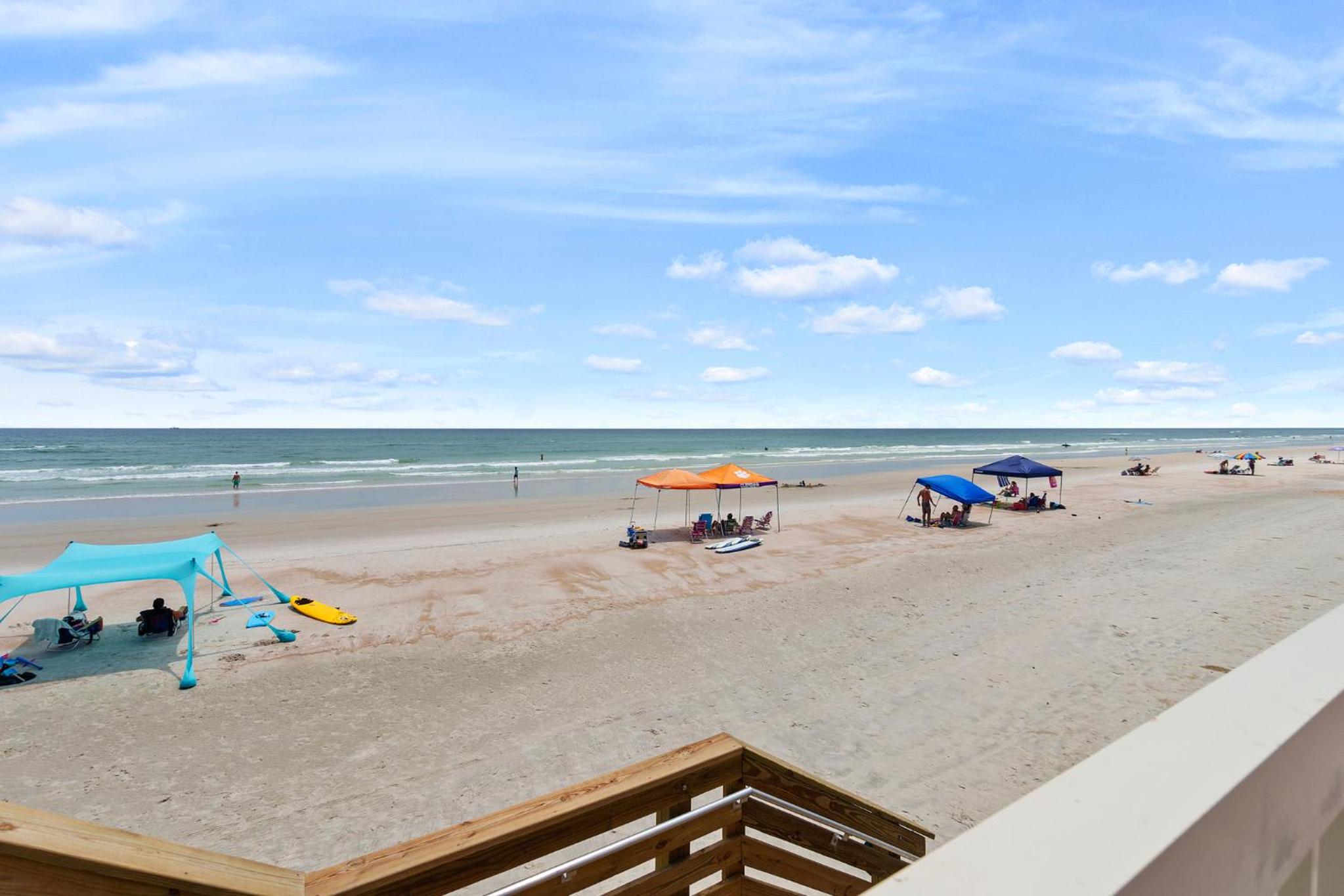 Oceanfront 2BR2BA Condo at Castle Reef, NSB FL