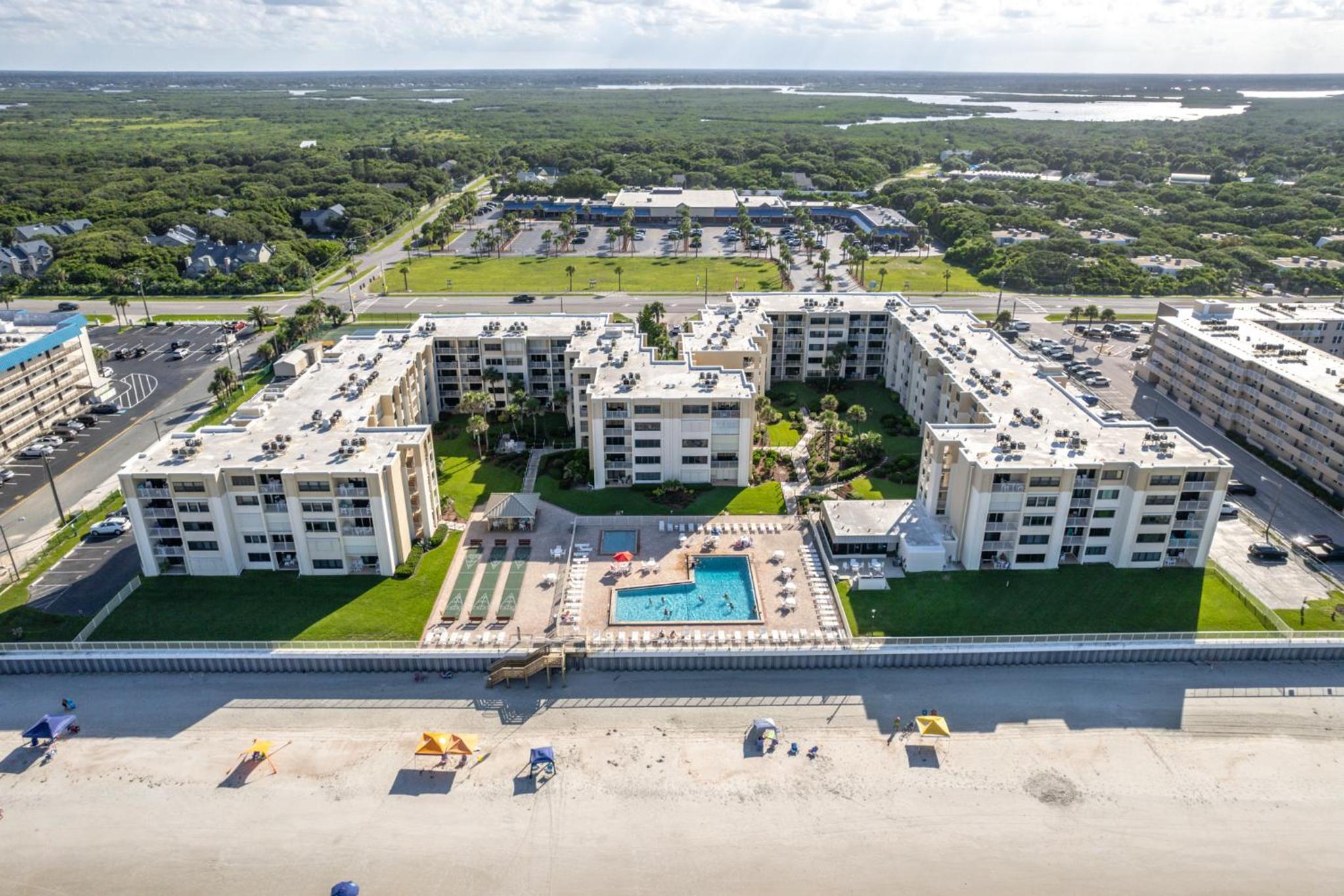 Oceanfront 2BR2BA Condo at Castle Reef, NSB FL