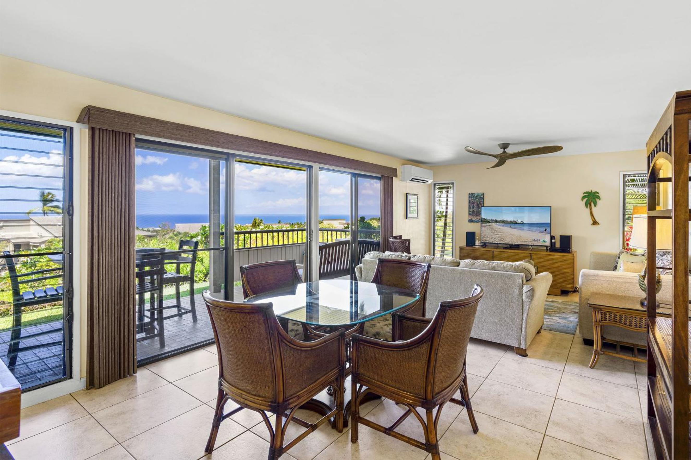 Wailea Ekolu 403, Prime Location, Stunning Ocean Views, Spacious Lanai, Split AC