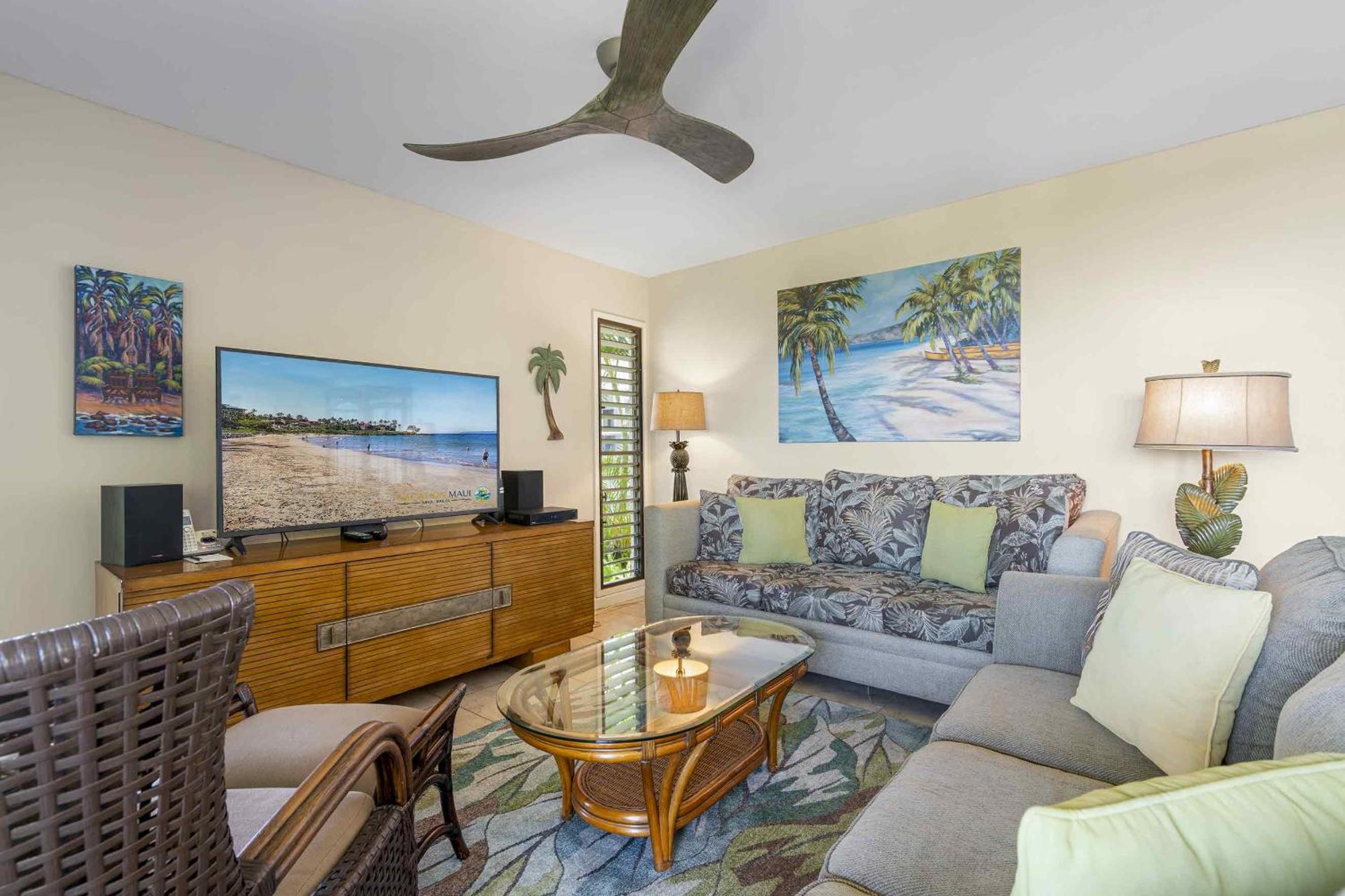 Wailea Ekolu 403, Prime Location, Stunning Ocean Views, Spacious Lanai, Split AC