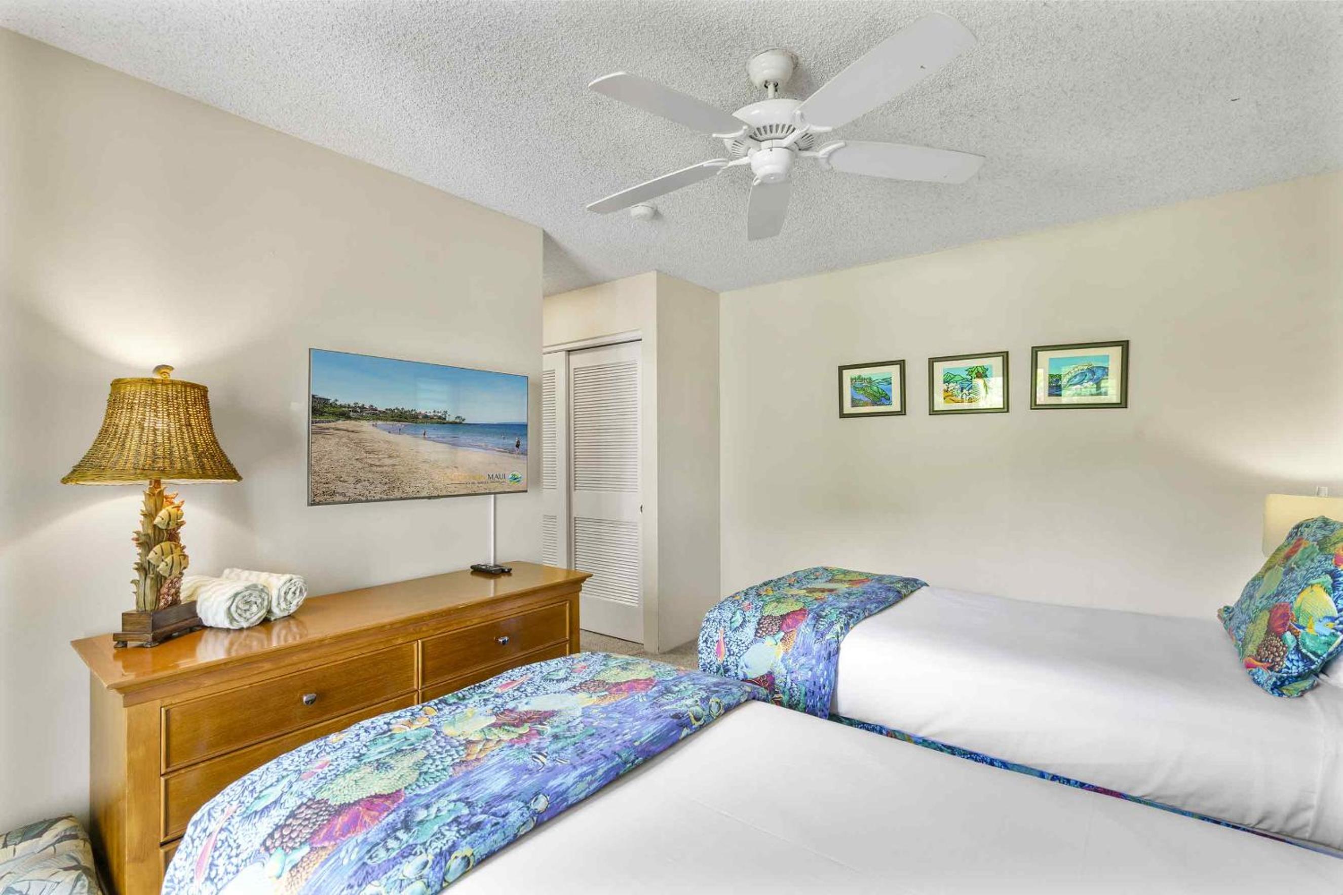 Wailea Ekolu 403, Prime Location, Stunning Ocean Views, Spacious Lanai, Split AC