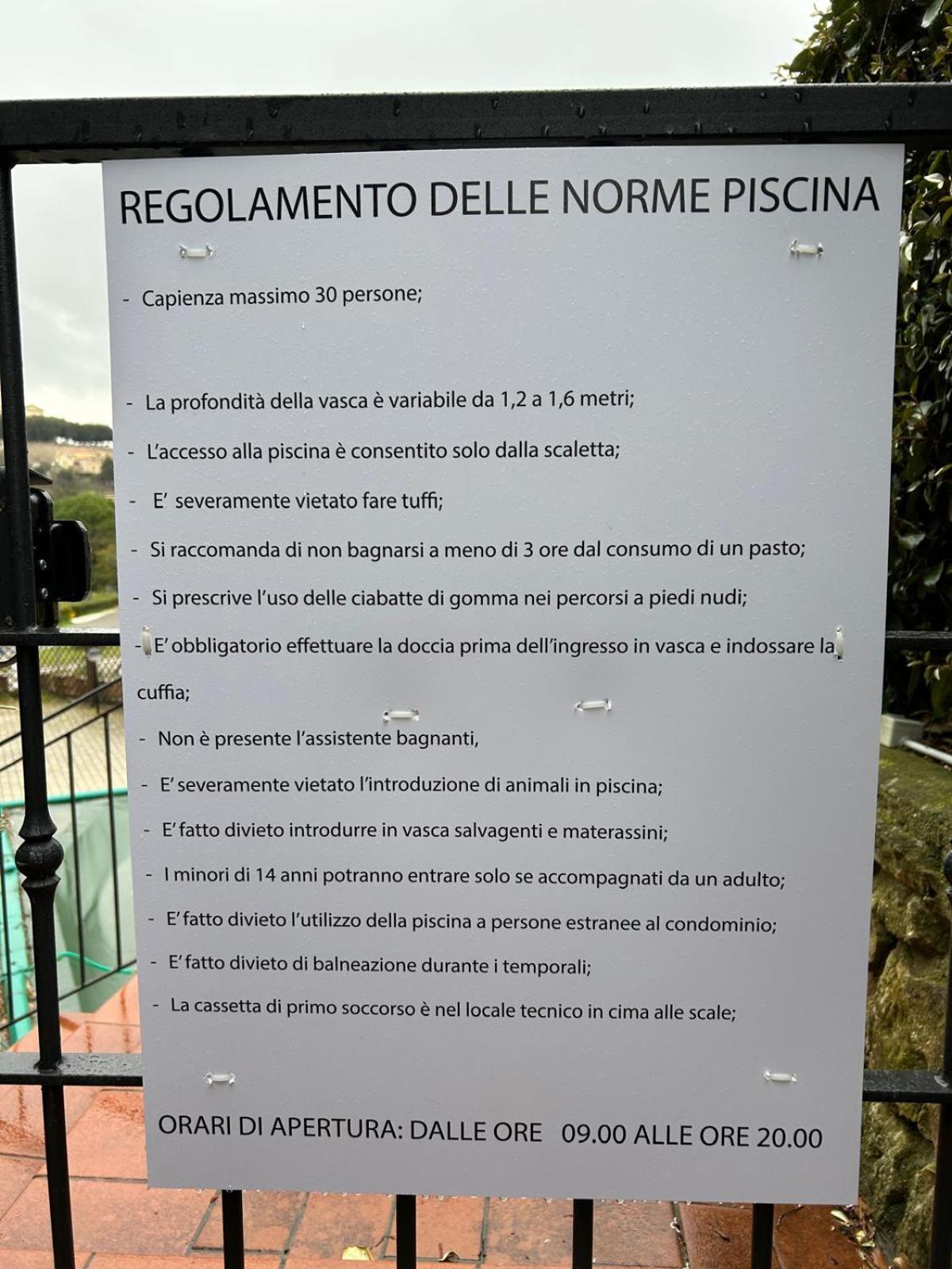 Trilocale con piscina