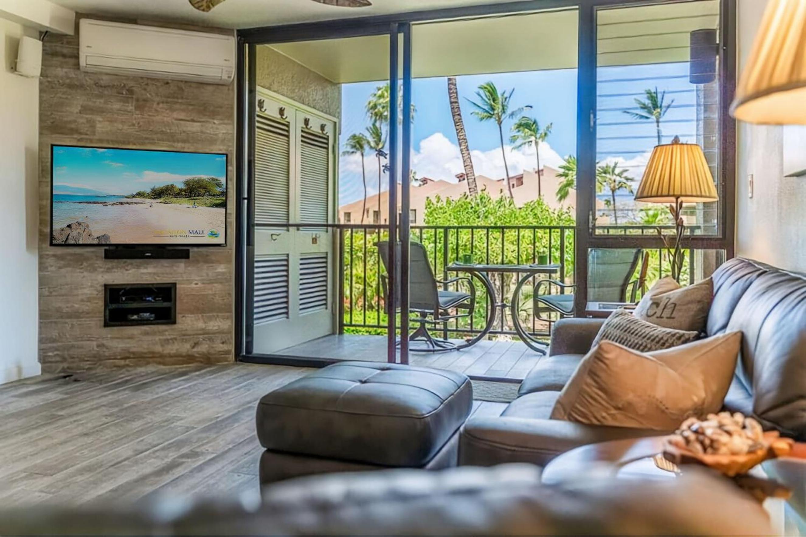 Experience Kamaole Sands 6-202, Stunning Renovation, Ocean View, Wi-Fi, Split AC