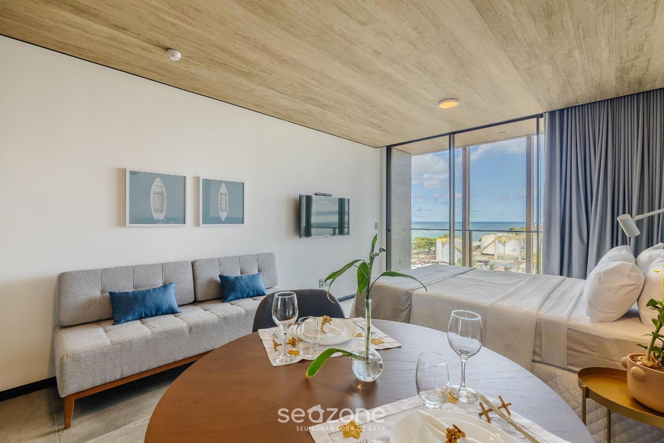 NWTs - Studios with side sea view in Maceió III
