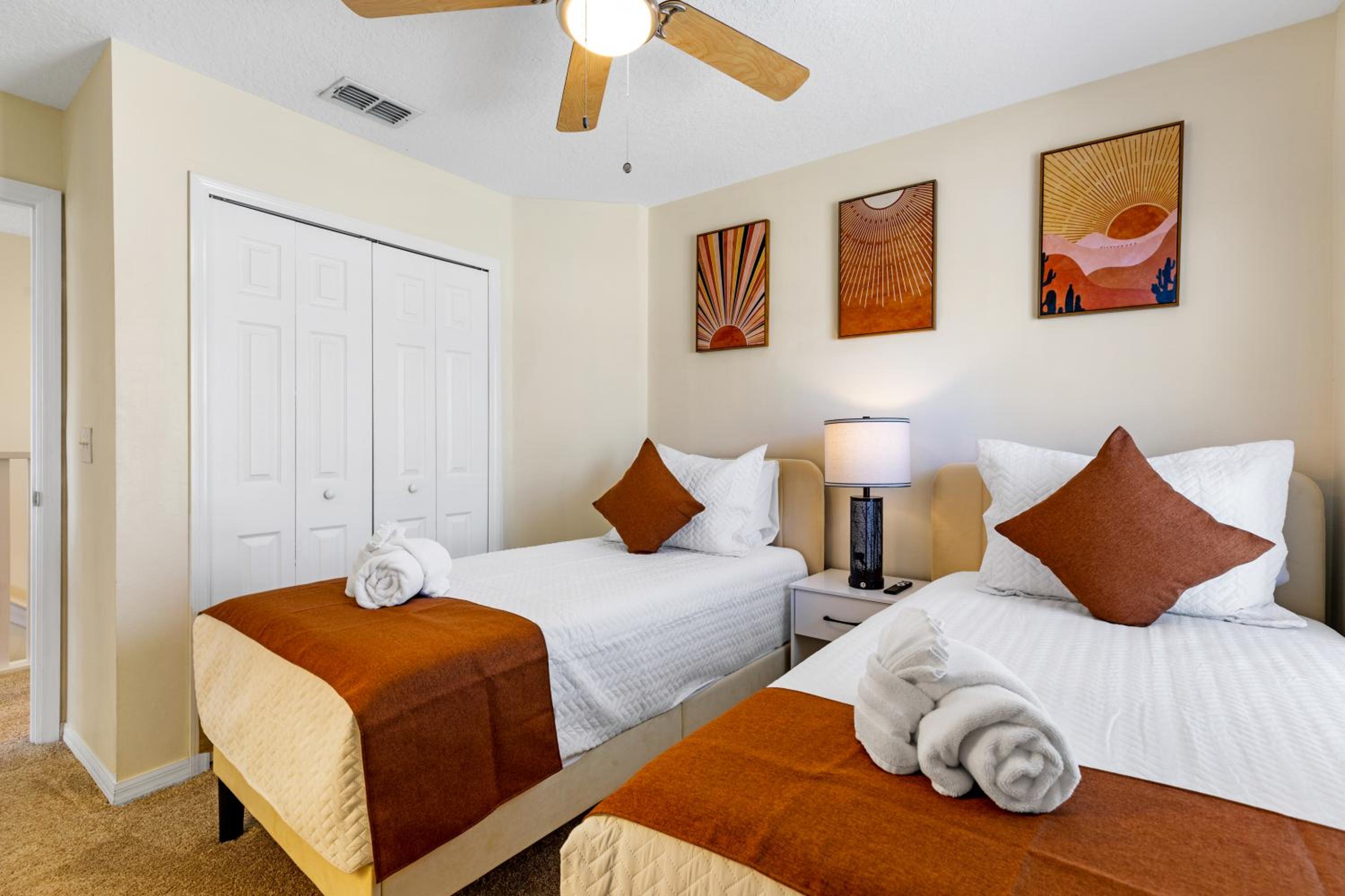 Luxury Emerald Island Resort Villa with Stunning Pool Deck and Lake View Near Disney
