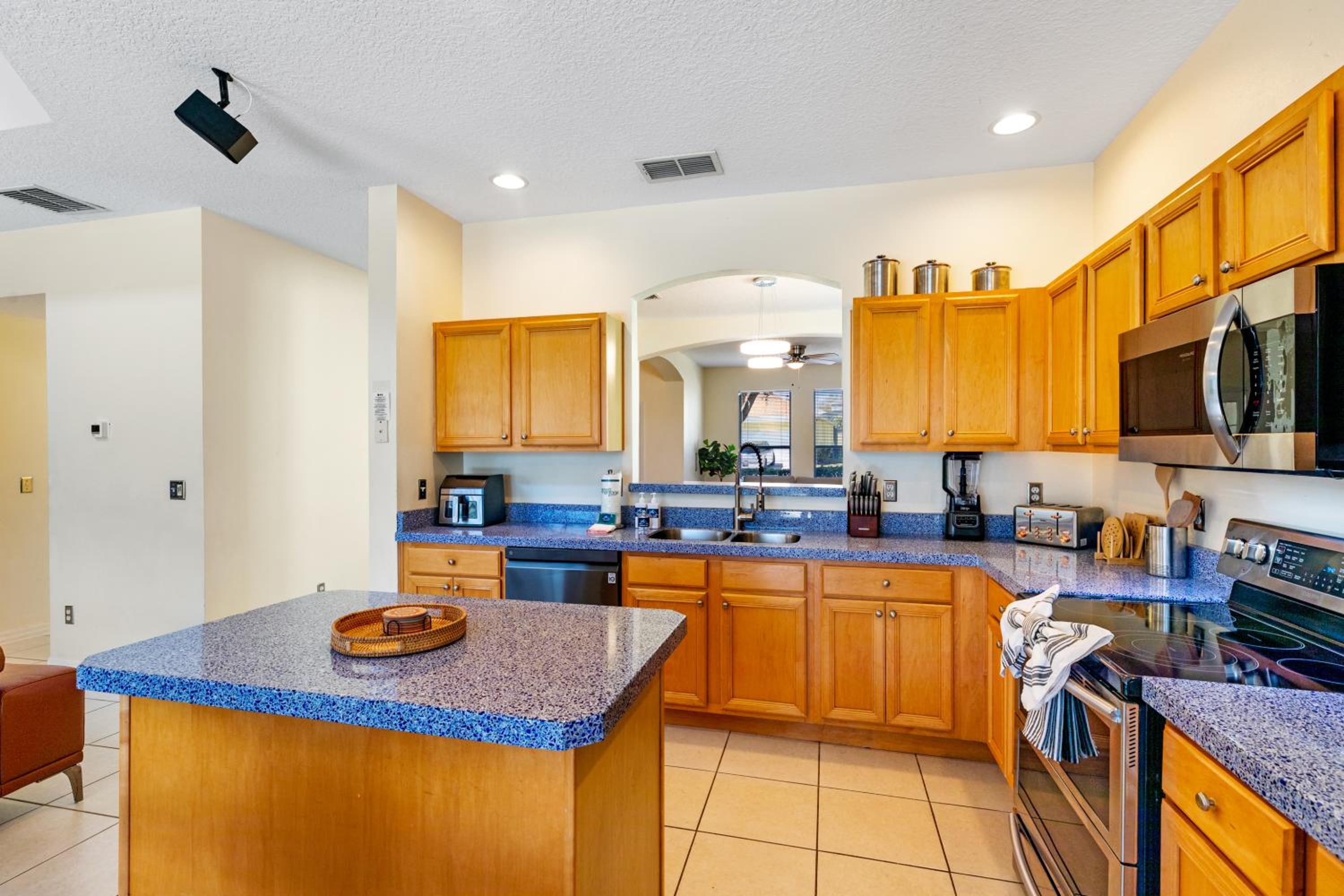Luxury Emerald Island Resort Villa with Stunning Pool Deck and Lake View Near Disney