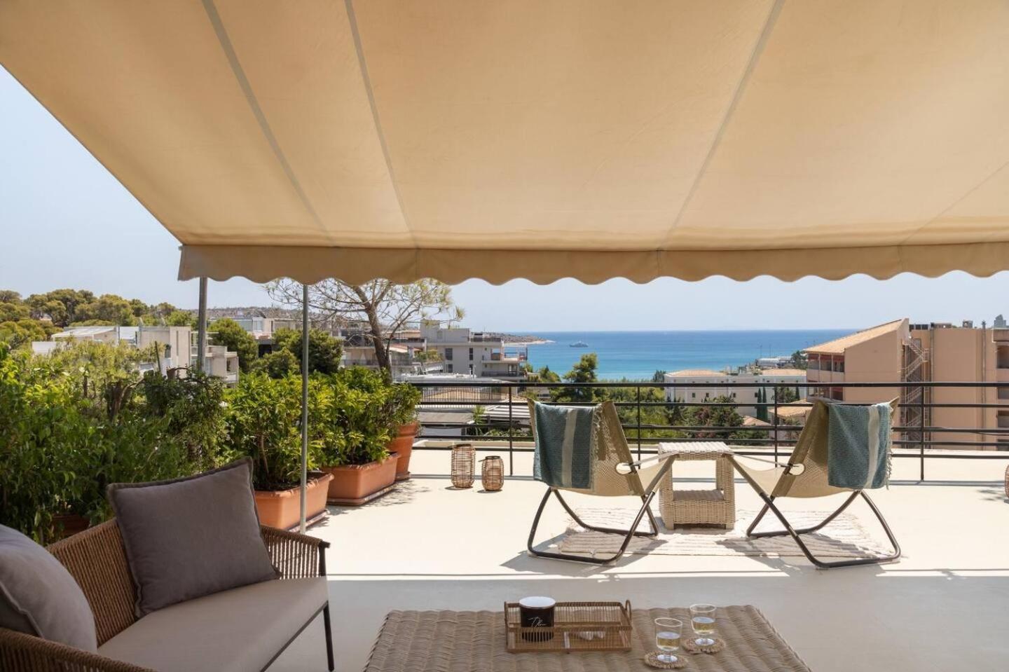 2BD Luxury Sea View Penthouse in Astir Beach