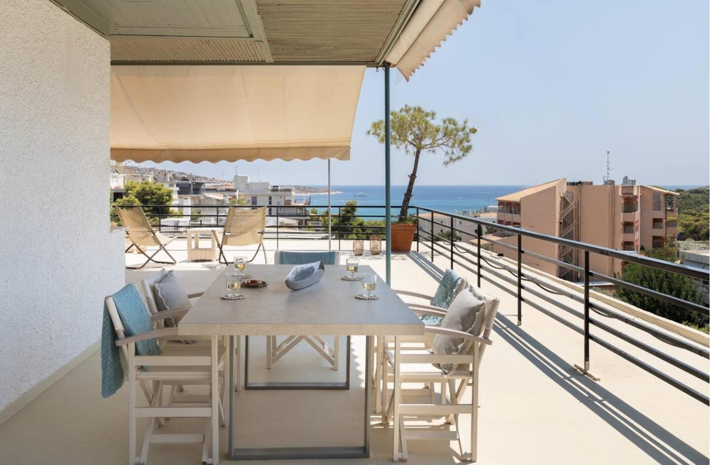 2BD Luxury Sea View Penthouse in Astir Beach
